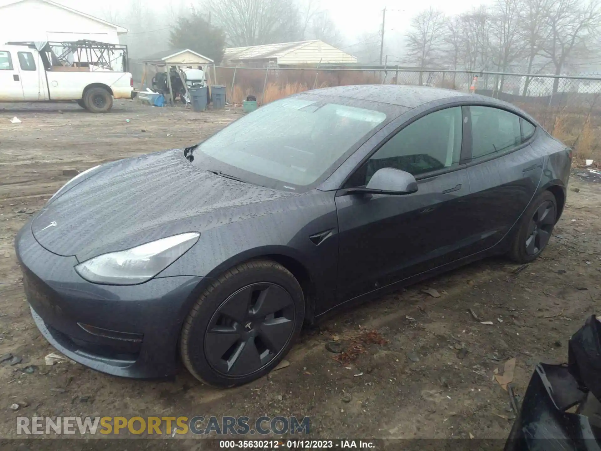 2 Photograph of a damaged car 5YJ3E1EB5MF914976 TESLA MODEL 3 2021