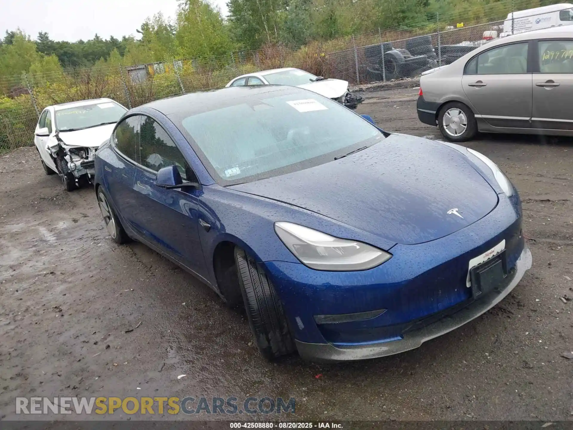 1 Photograph of a damaged car 5YJ3E1EB5MF981321 TESLA MODEL 3 2021