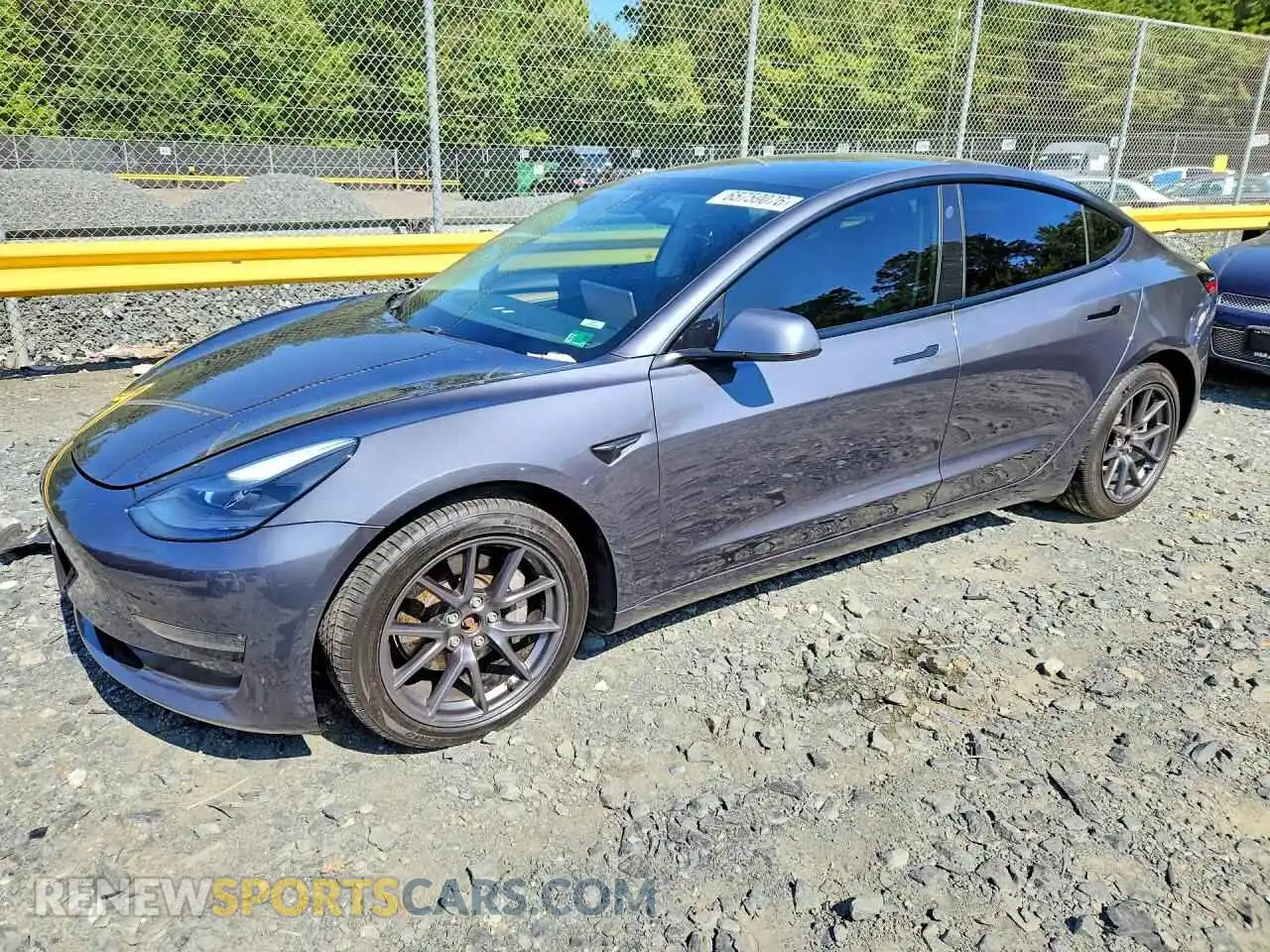 1 fotografías del automóvil dañado 5YJ3E1EB6MF014832 TESLA MODEL 3 2021