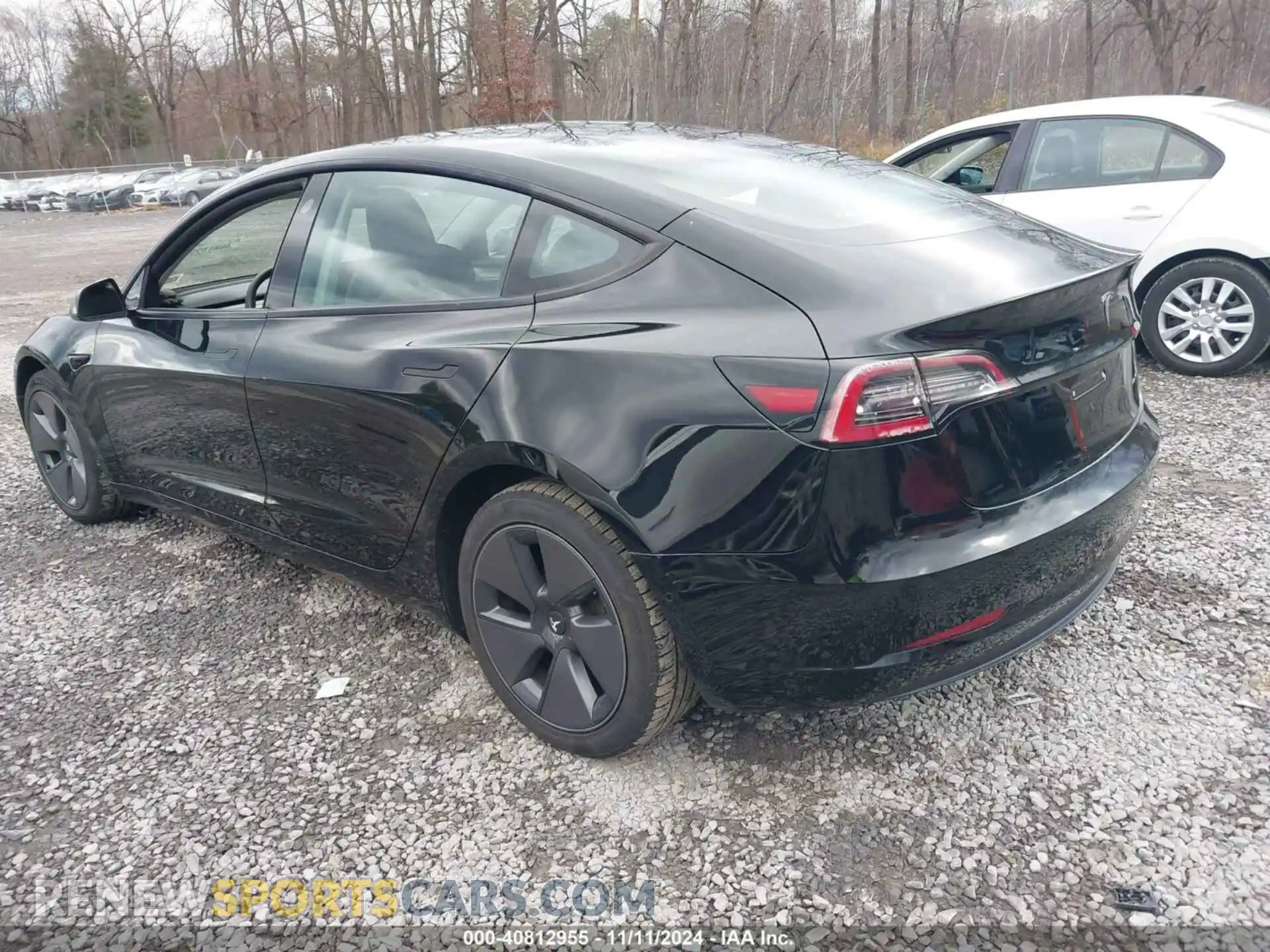 3 Photograph of a damaged car 5YJ3E1EB6MF055901 TESLA MODEL 3 2021