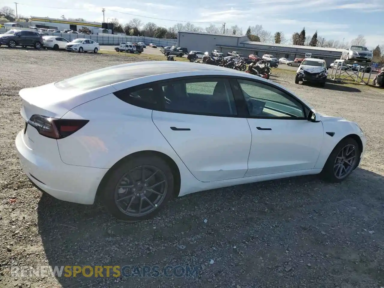 3 Photograph of a damaged car 5YJ3E1EB6MF065604 TESLA MODEL 3 2021