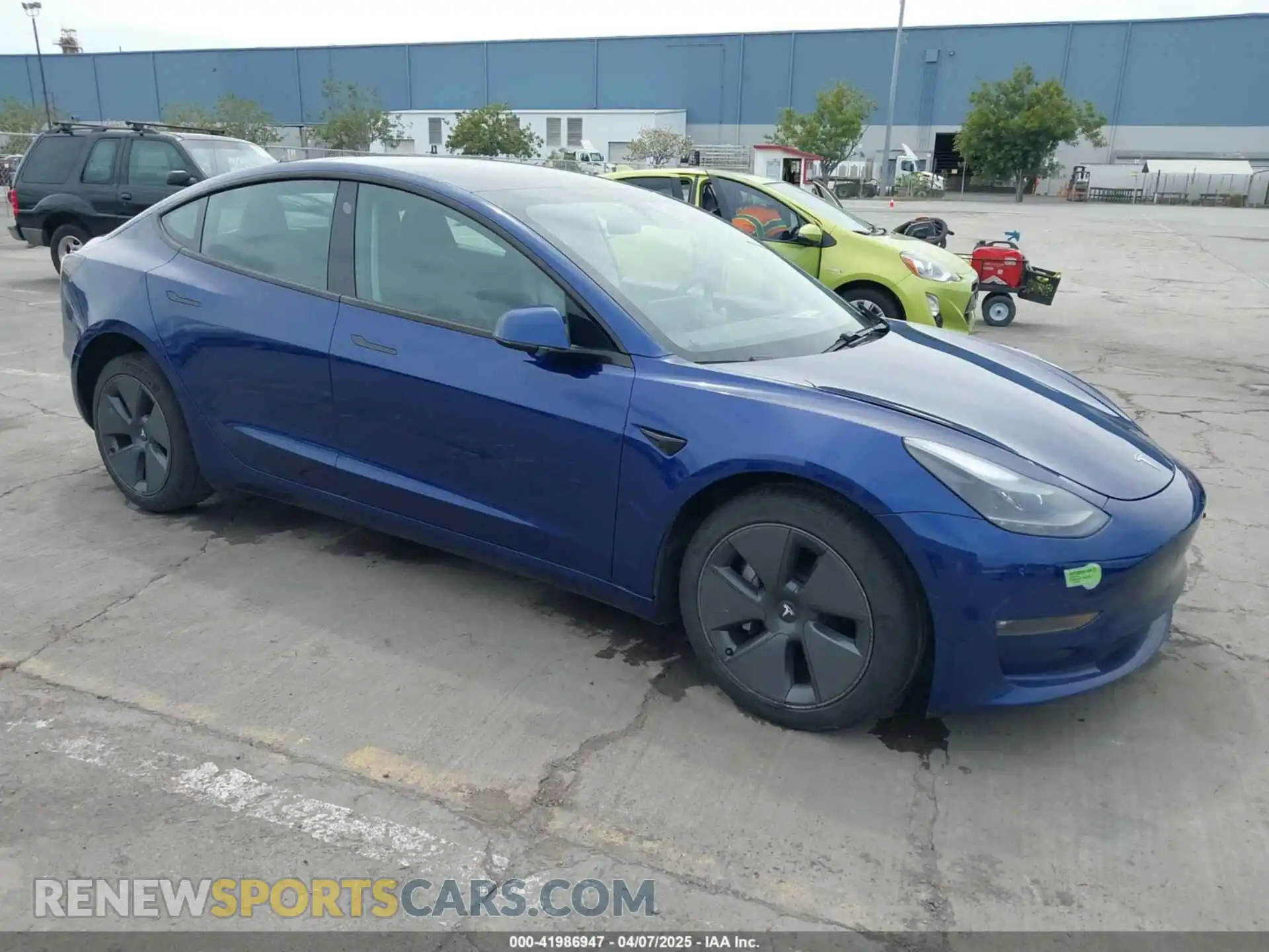 1 Photograph of a damaged car 5YJ3E1EB6MF878411 TESLA MODEL 3 2021