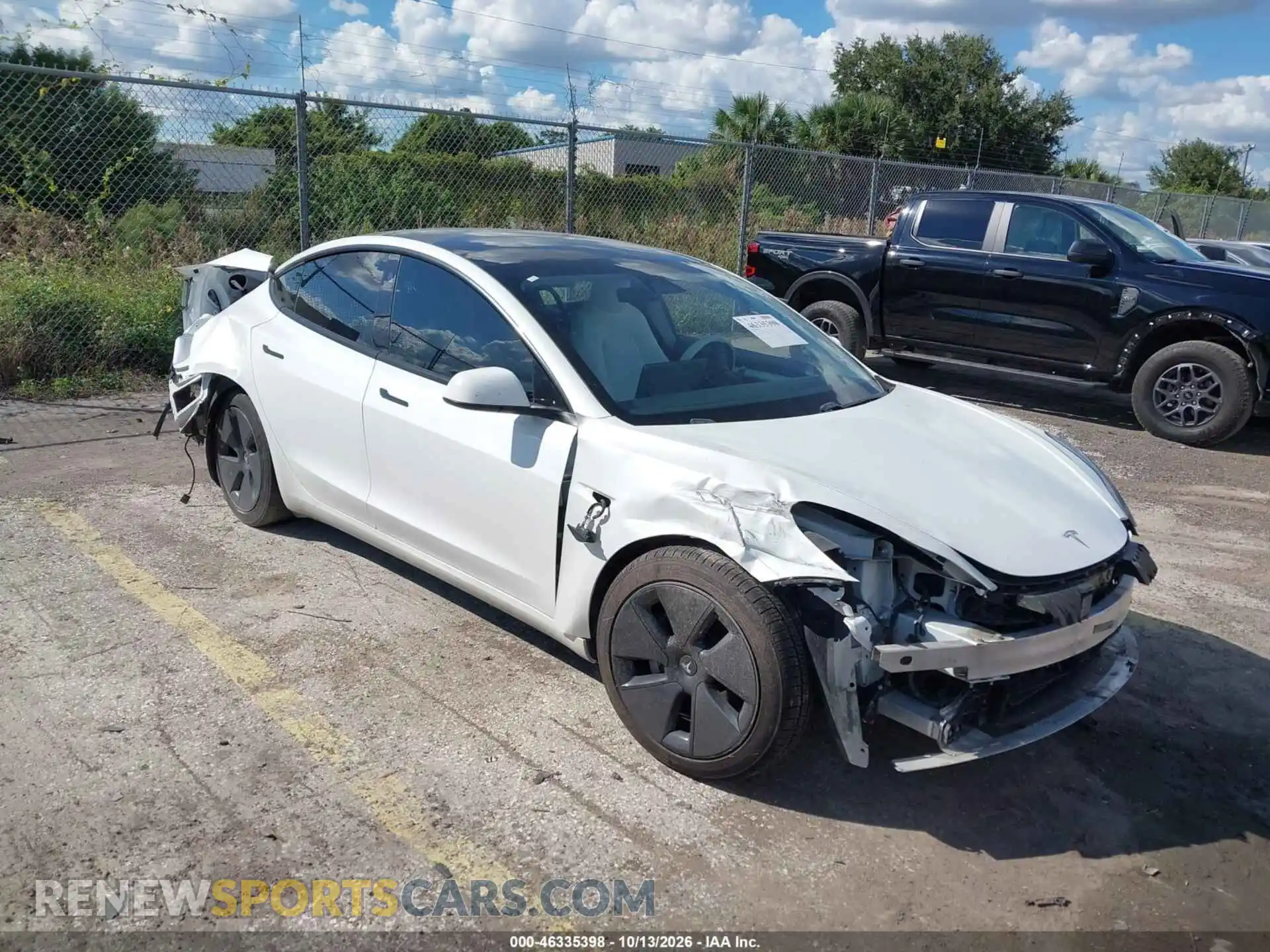 1 fotografías del automóvil dañado 5YJ3E1EB6MF948070 TESLA MODEL 3 2021