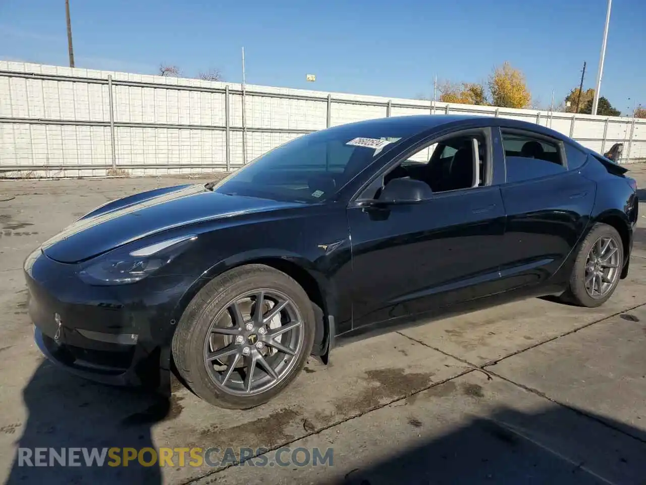 1 Photograph of a damaged car 5YJ3E1EB6MF998760 TESLA MODEL 3 2021