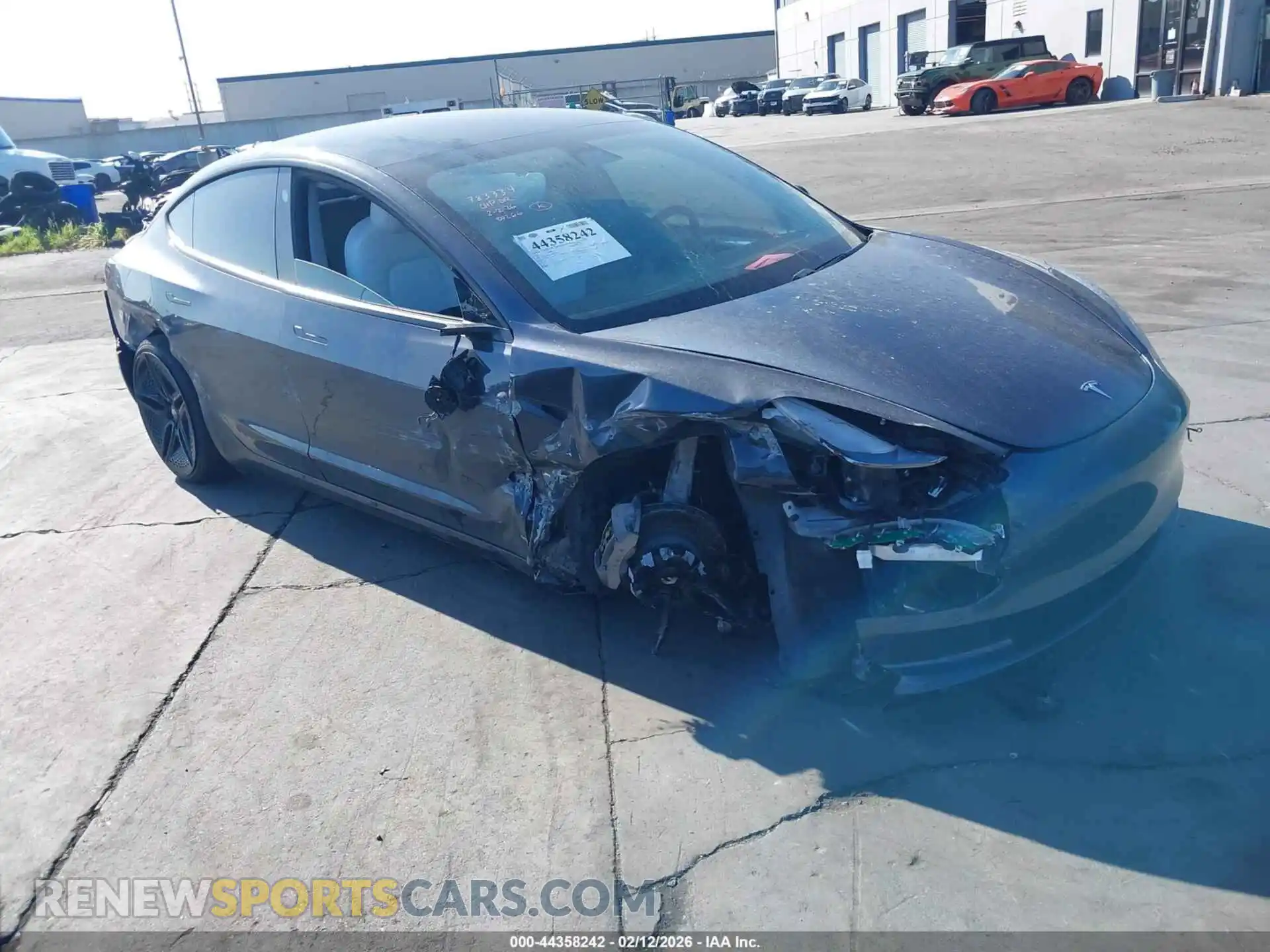 1 Фотография поврежденного автомобиля 5YJ3E1EB6MF999486 TESLA MODEL 3 2021