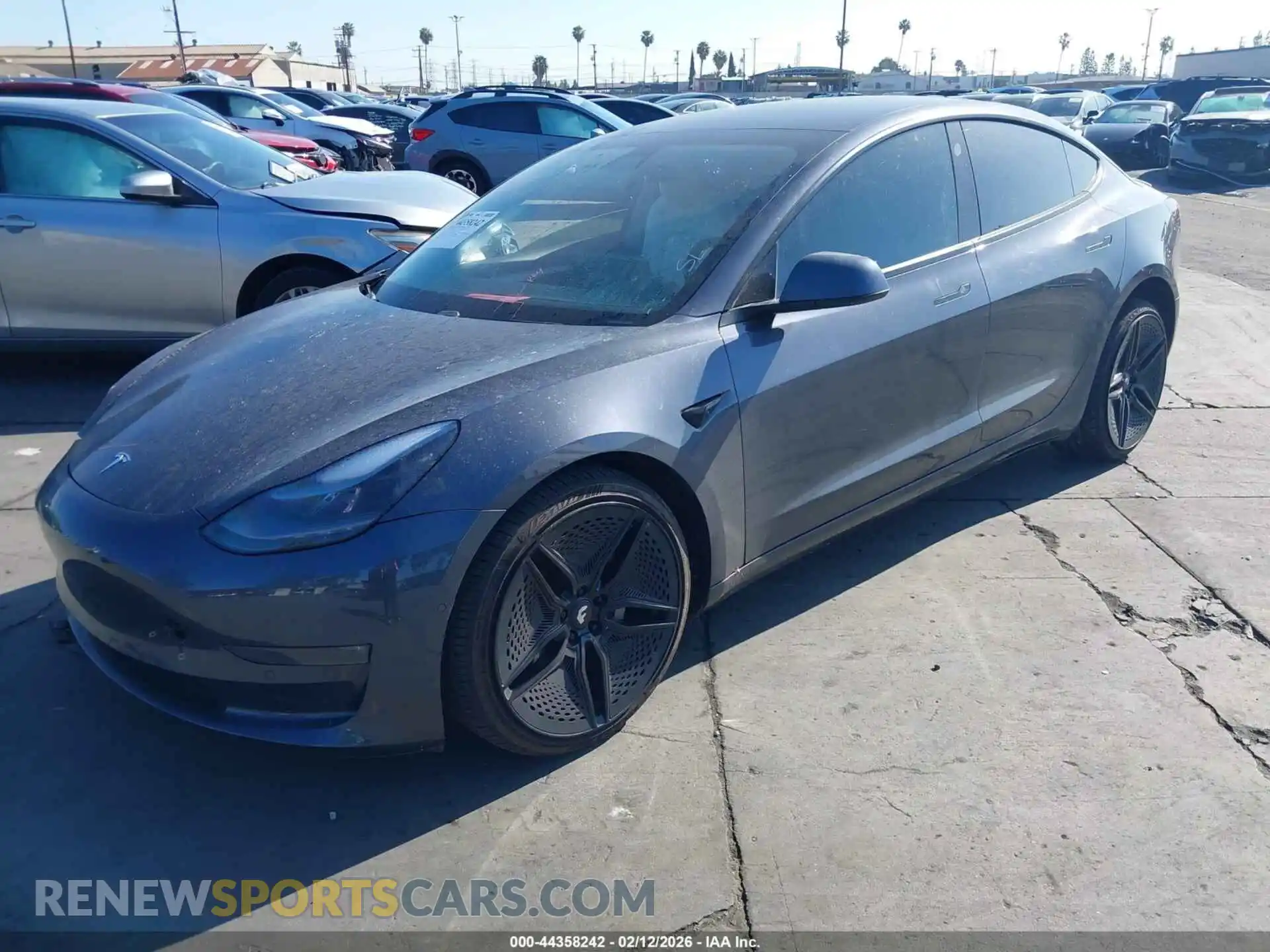 2 Фотография поврежденного автомобиля 5YJ3E1EB6MF999486 TESLA MODEL 3 2021