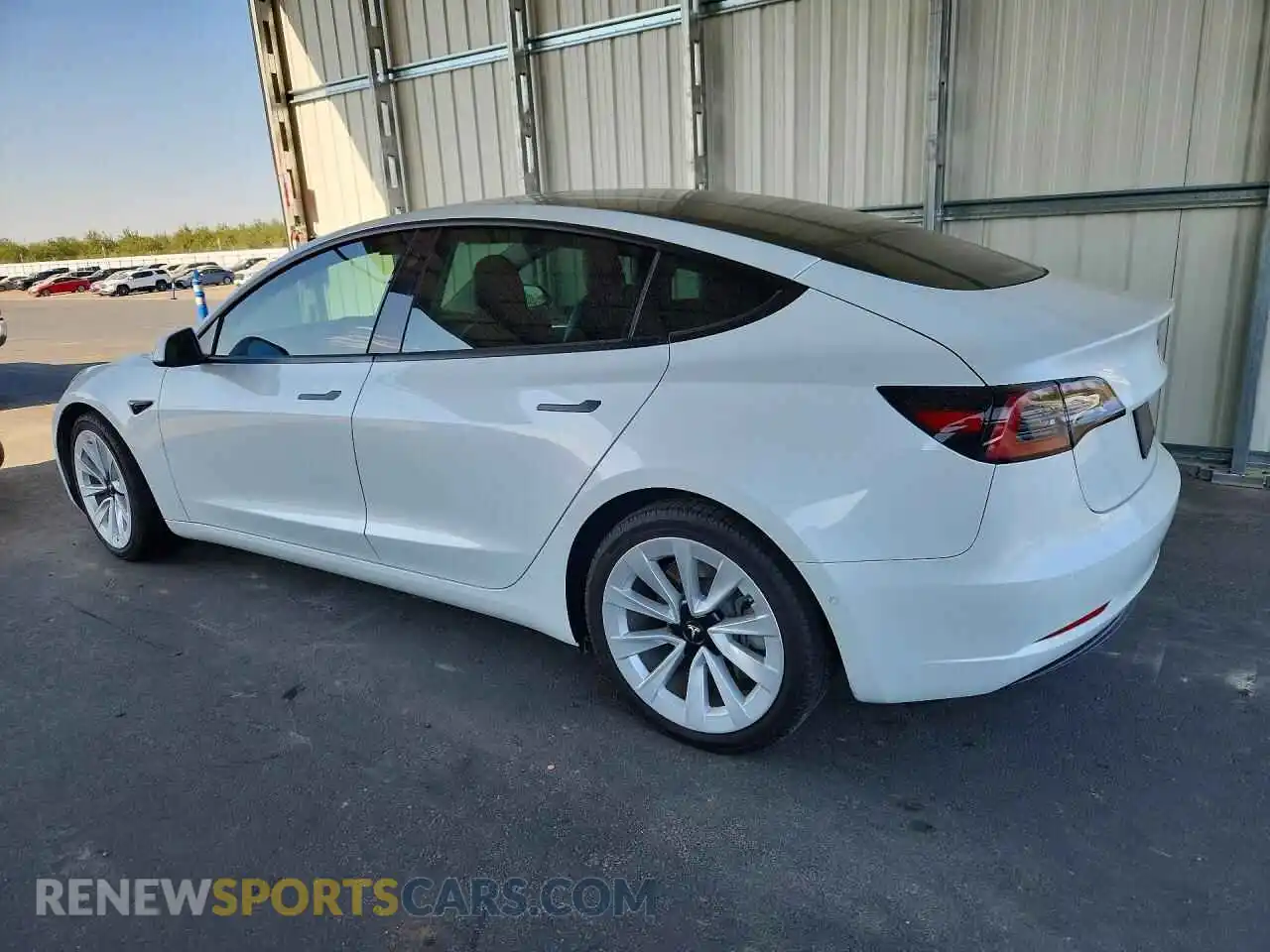 2 Фотография поврежденного автомобиля 5YJ3E1EB7MF001295 TESLA MODEL 3 2021