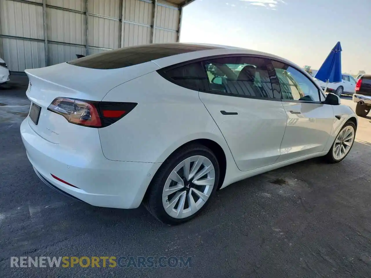 3 Фотография поврежденного автомобиля 5YJ3E1EB7MF001295 TESLA MODEL 3 2021