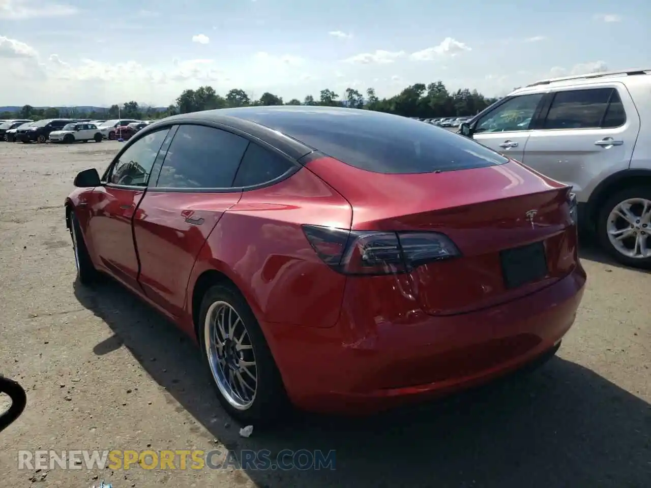 3 Photograph of a damaged car 5YJ3E1EB7MF019778 TESLA MODEL 3 2021