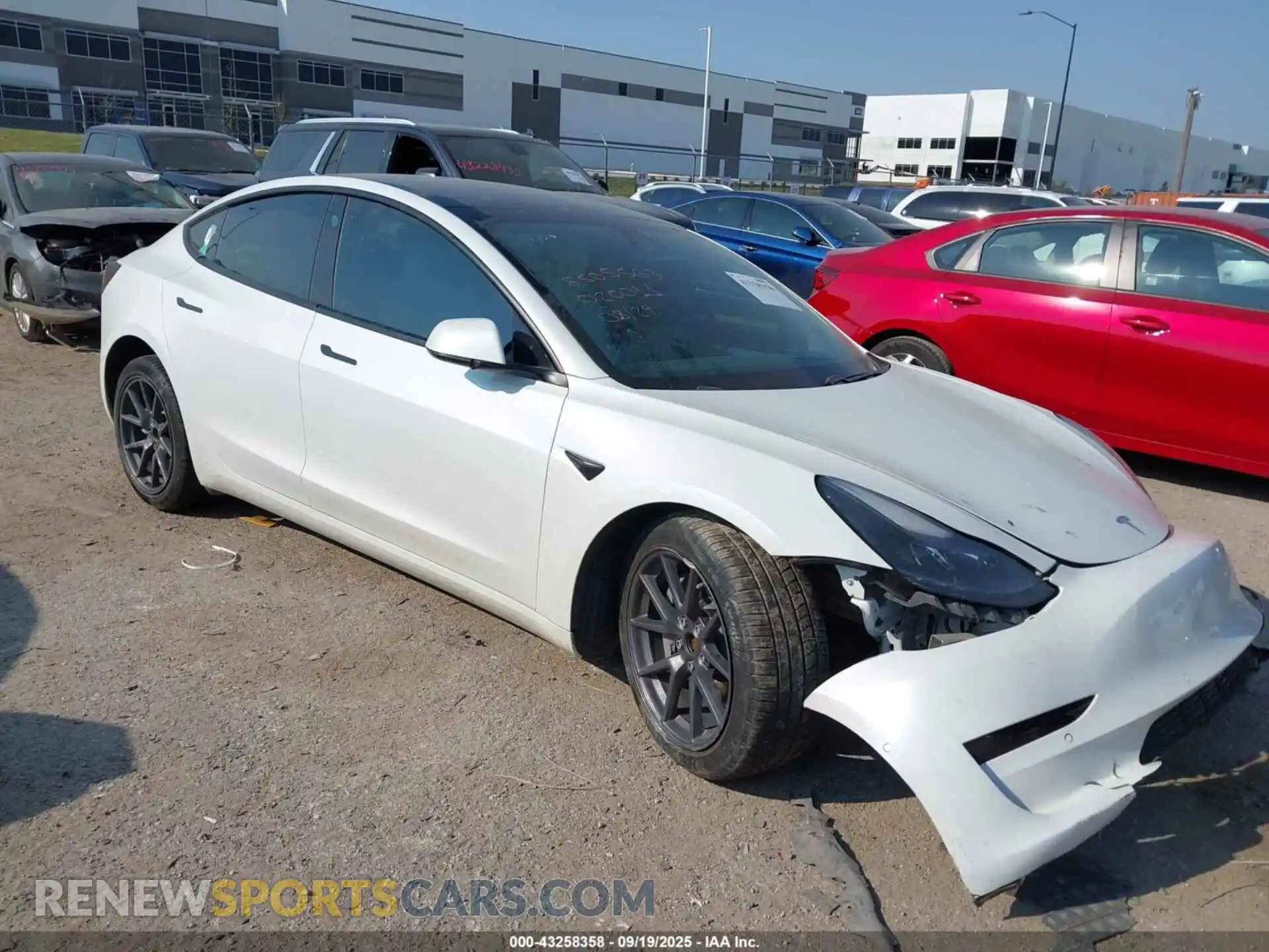 1 fotografías del automóvil dañado 5YJ3E1EB7MF020011 TESLA MODEL 3 2021