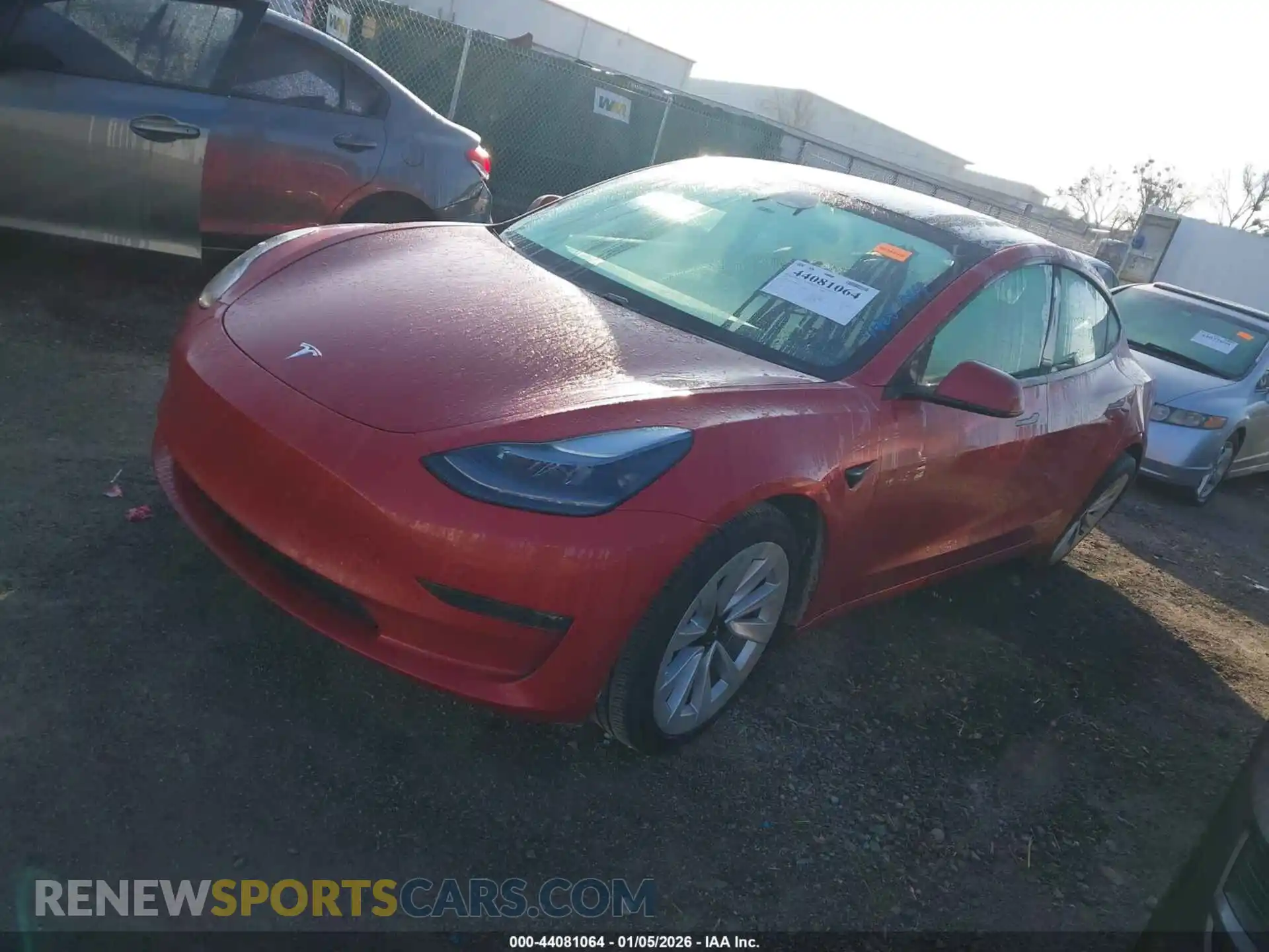 2 Photograph of a damaged car 5YJ3E1EB7MF044731 TESLA MODEL 3 2021