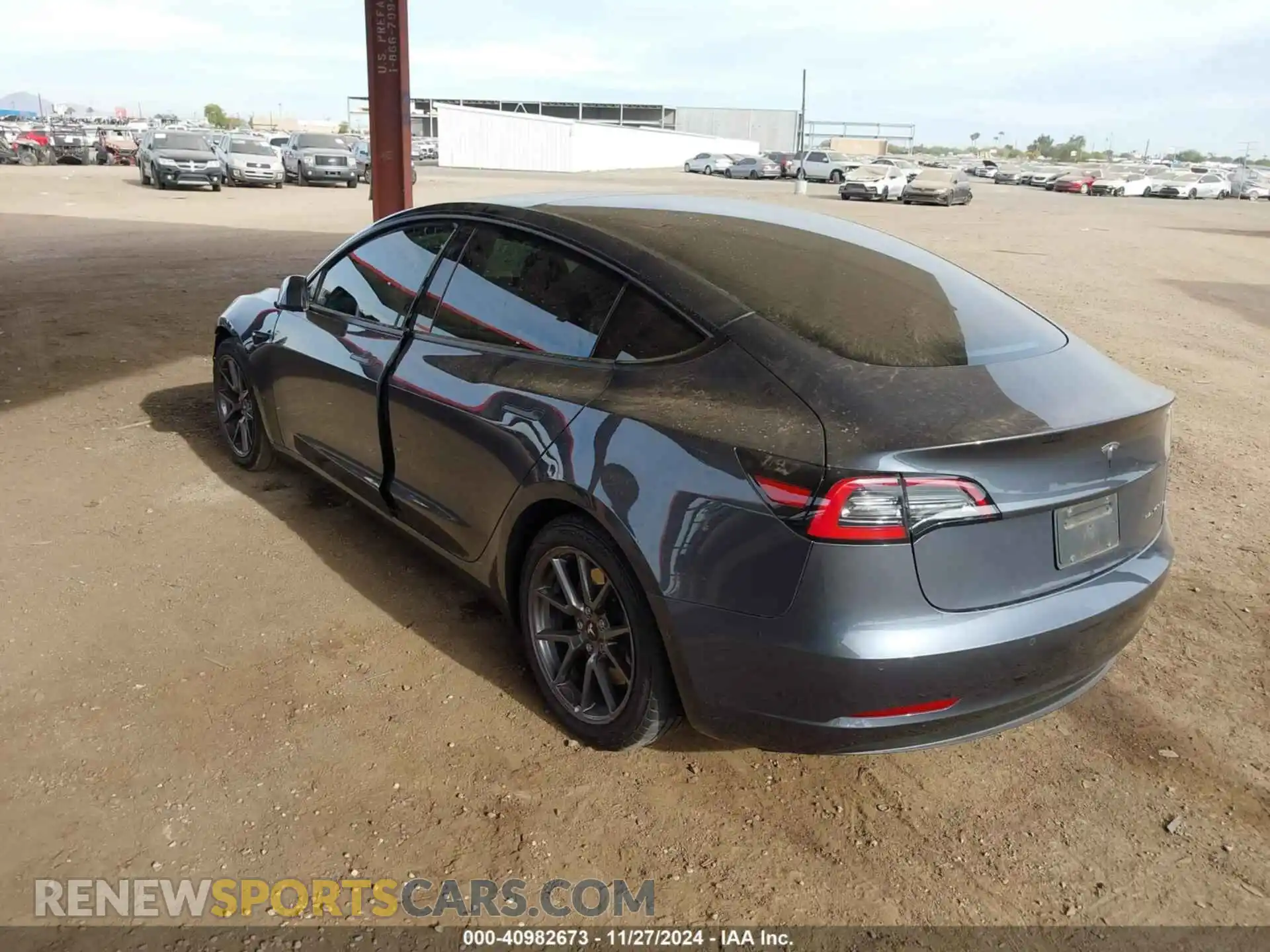 3 Фотография поврежденного автомобиля 5YJ3E1EB7MF051968 TESLA MODEL 3 2021