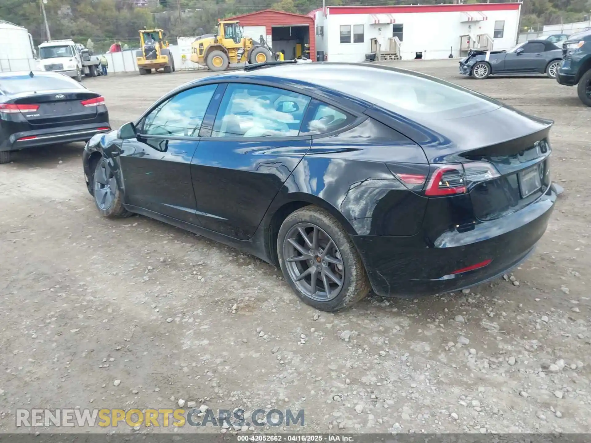 3 fotografías del automóvil dañado 5YJ3E1EB7MF052988 TESLA MODEL 3 2021
