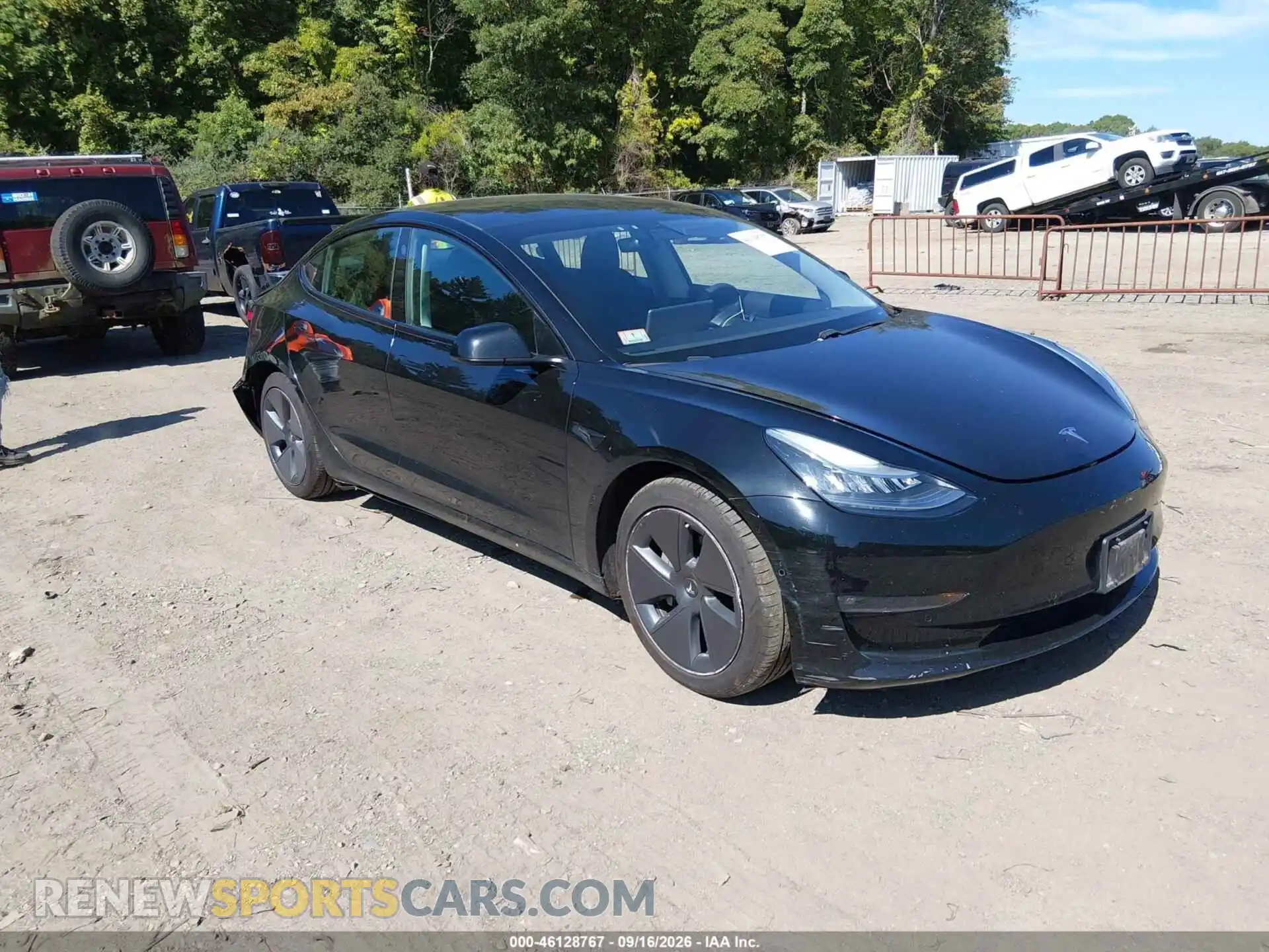 1 Photograph of a damaged car 5YJ3E1EB7MF855476 TESLA MODEL 3 2021