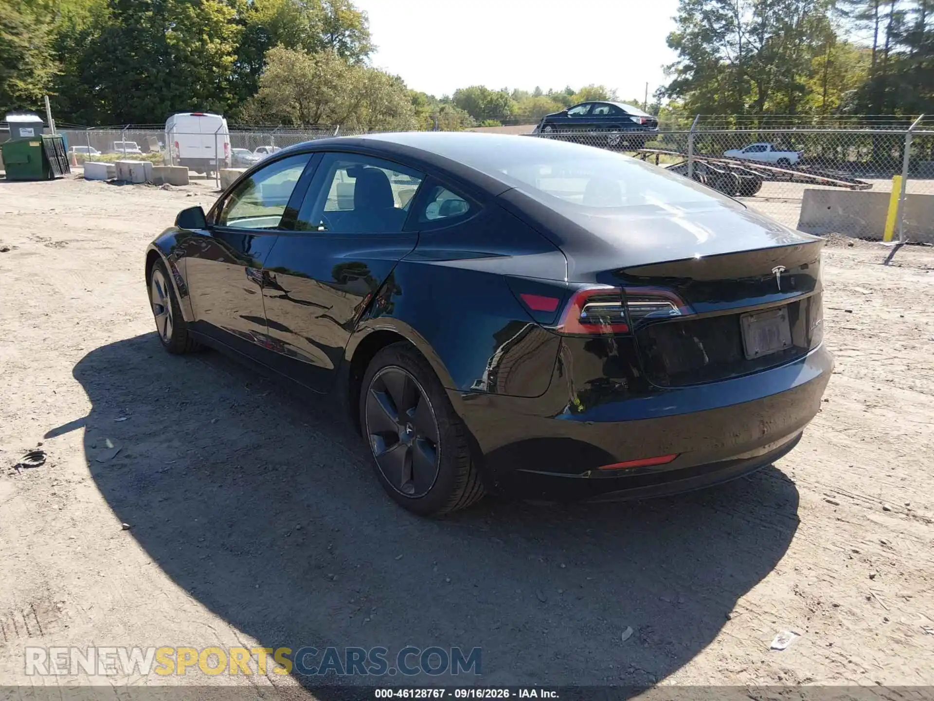 3 Photograph of a damaged car 5YJ3E1EB7MF855476 TESLA MODEL 3 2021