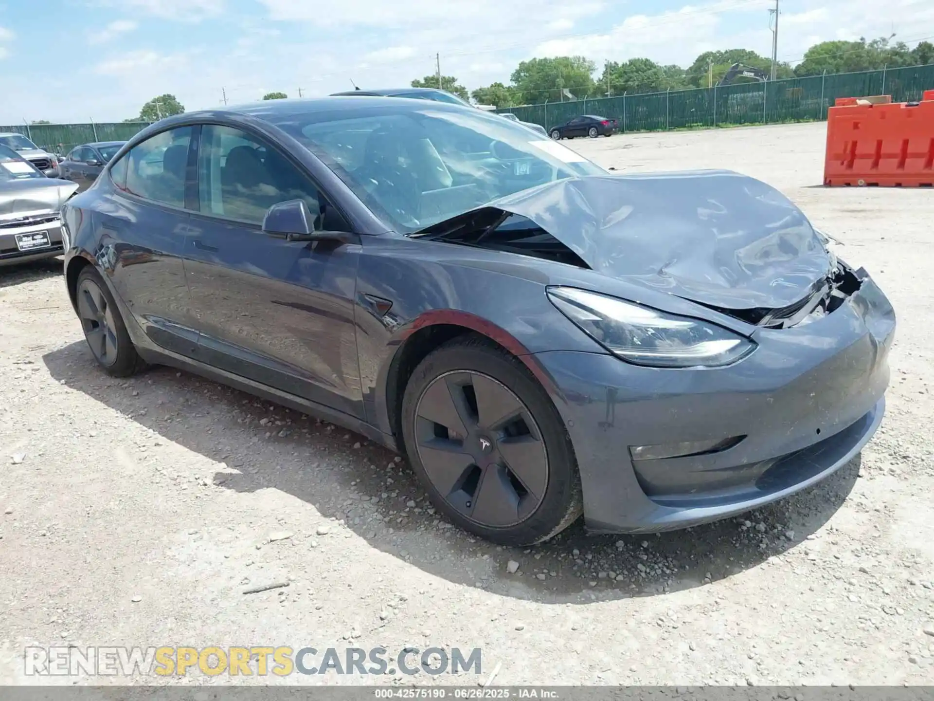 1 Photograph of a damaged car 5YJ3E1EB7MF903512 TESLA MODEL 3 2021