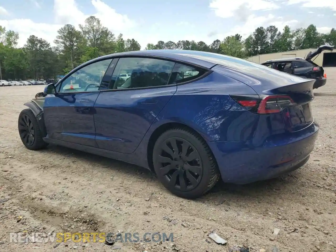 2 Photograph of a damaged car 5YJ3E1EB7MF906605 TESLA MODEL 3 2021