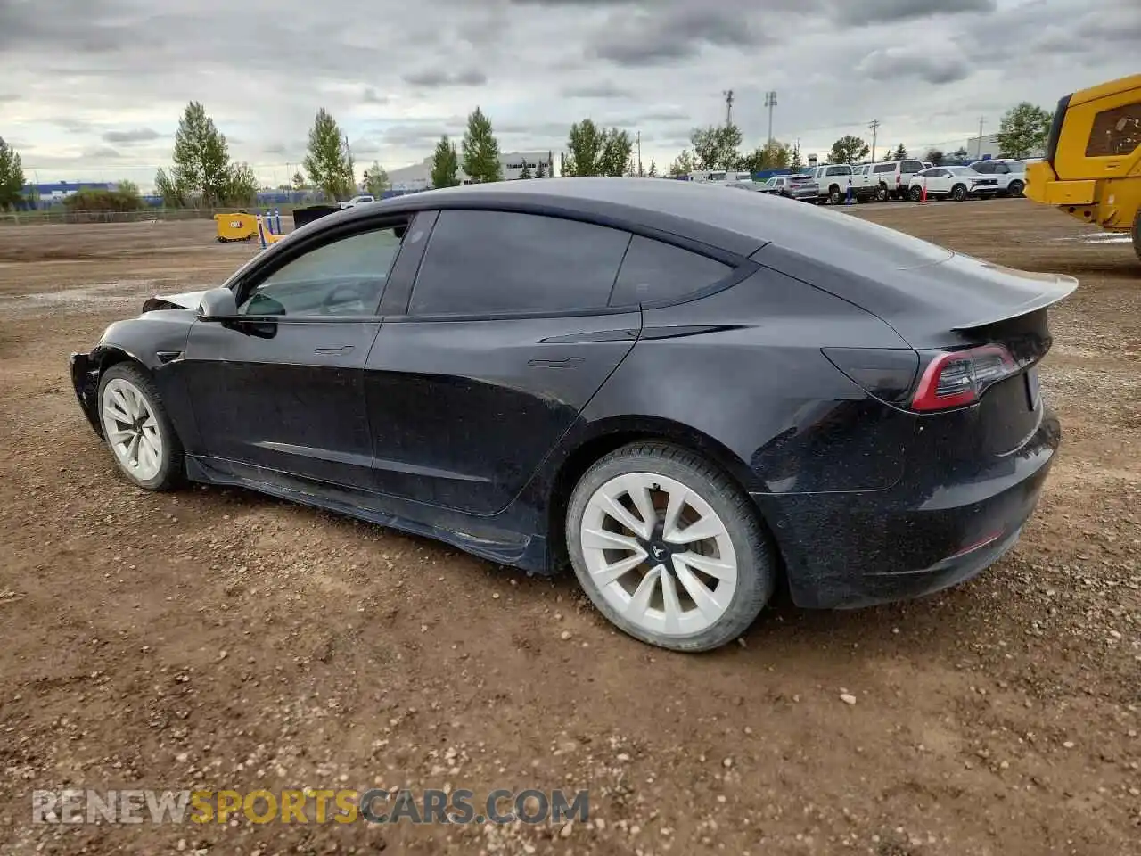 2 Photograph of a damaged car 5YJ3E1EB7MF916616 TESLA MODEL 3 2021