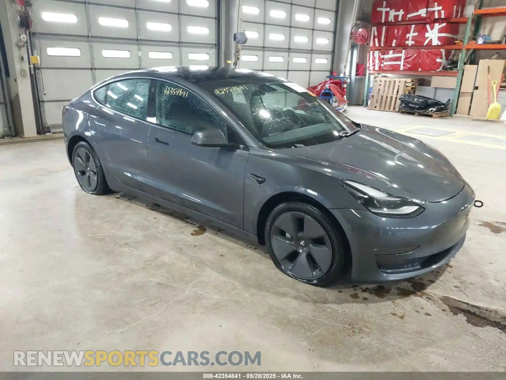 1 Photograph of a damaged car 5YJ3E1EB7MF927938 TESLA MODEL 3 2021