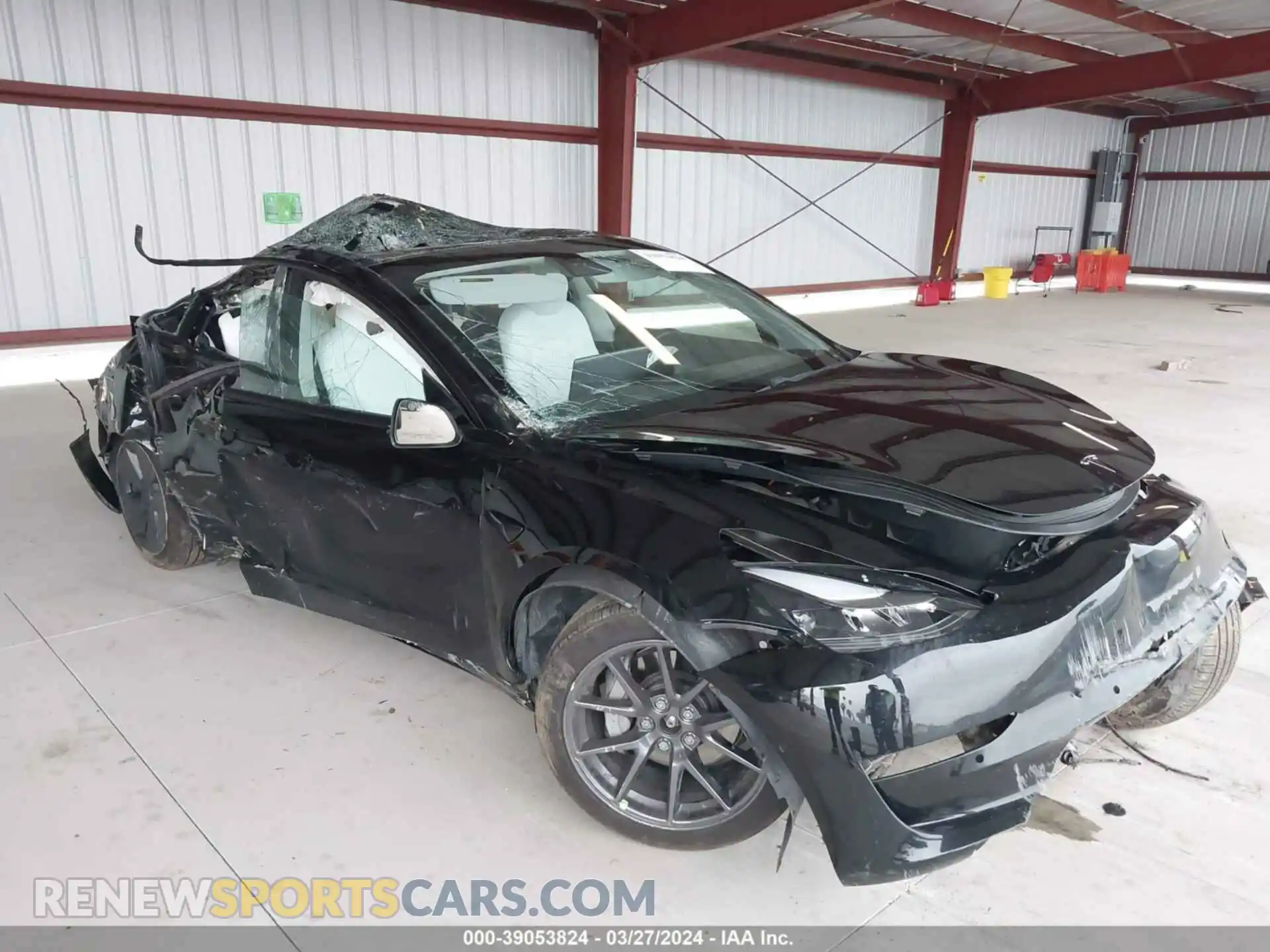 1 Photograph of a damaged car 5YJ3E1EB7MF937479 TESLA MODEL 3 2021