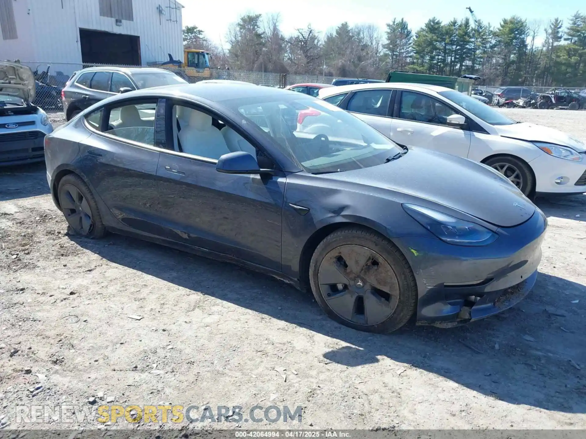 1 Photograph of a damaged car 5YJ3E1EB7MF981272 TESLA MODEL 3 2021