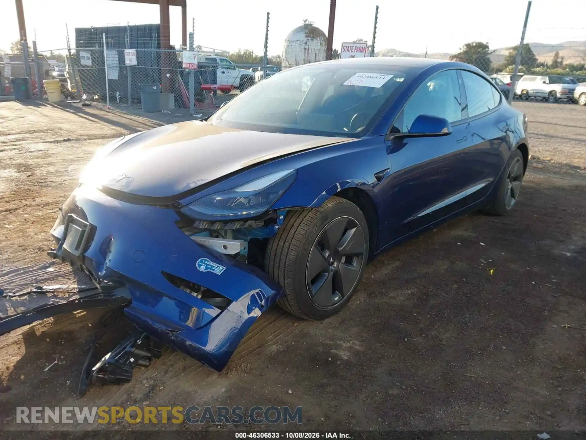 2 Фотография поврежденного автомобиля 5YJ3E1EB7MF999013 TESLA MODEL 3 2021