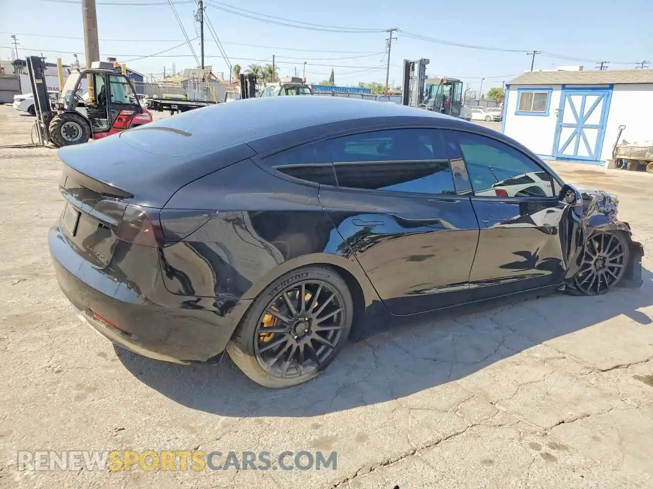 3 Photograph of a damaged car 5YJ3E1EB8MF003606 TESLA MODEL 3 2021