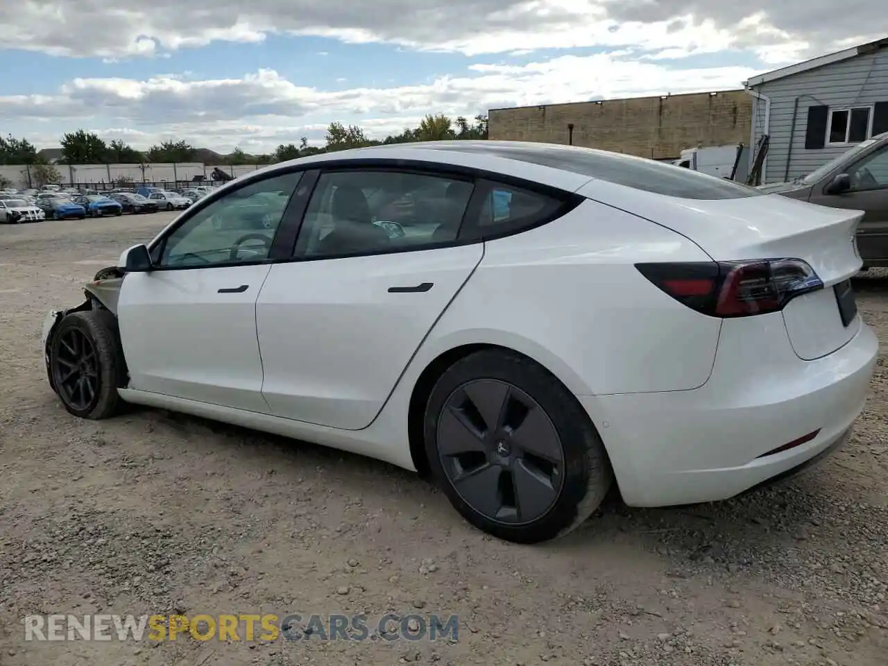 2 Photograph of a damaged car 5YJ3E1EB8MF034080 TESLA MODEL 3 2021