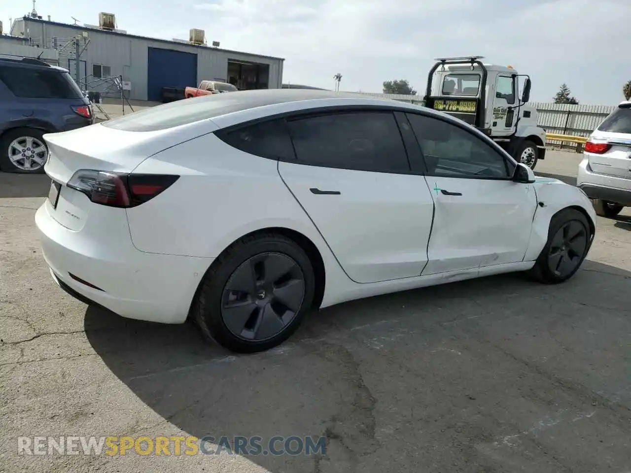 3 Photograph of a damaged car 5YJ3E1EB8MF046231 TESLA MODEL 3 2021