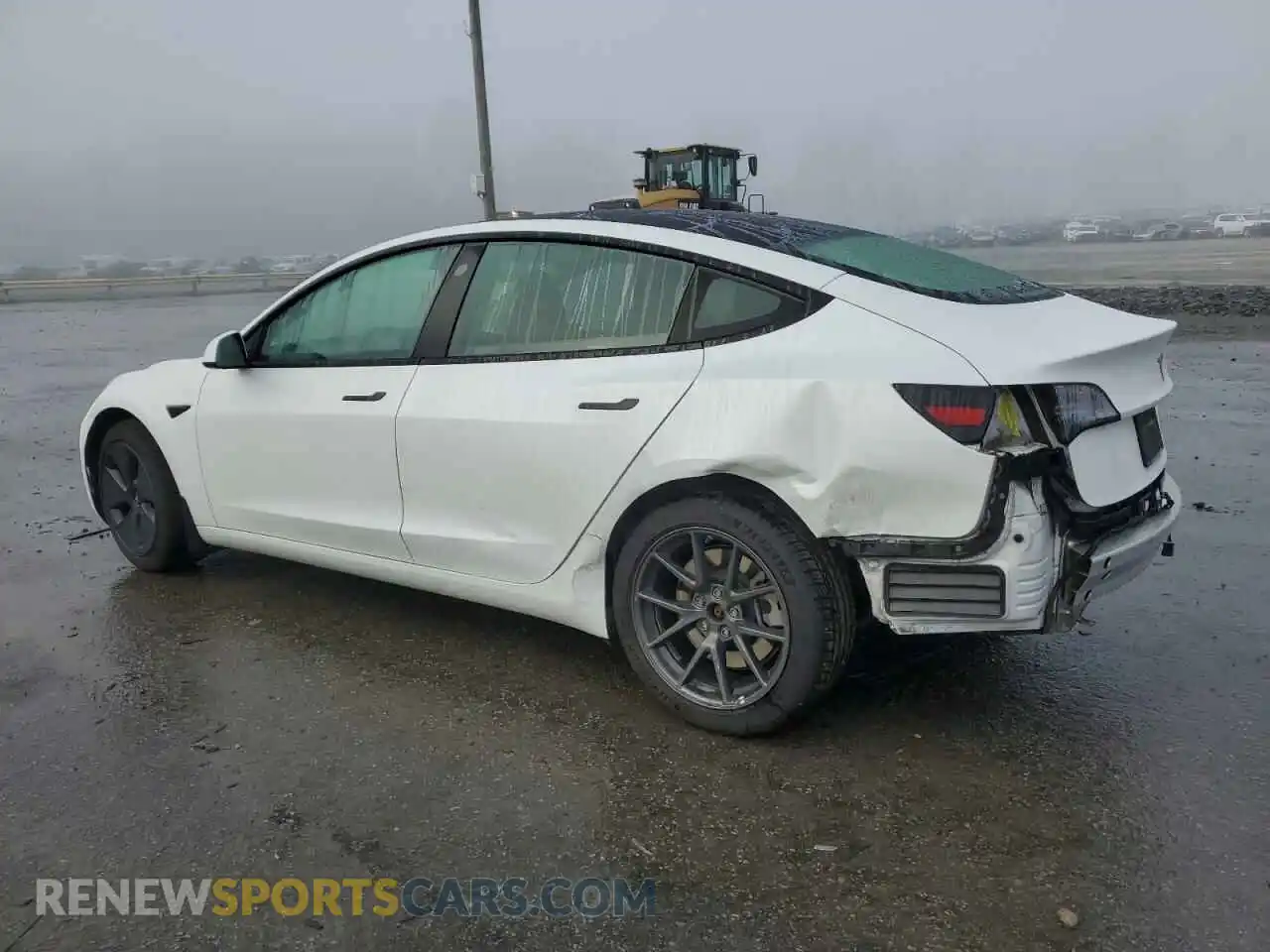 2 Photograph of a damaged car 5YJ3E1EB8MF046827 TESLA MODEL 3 2021