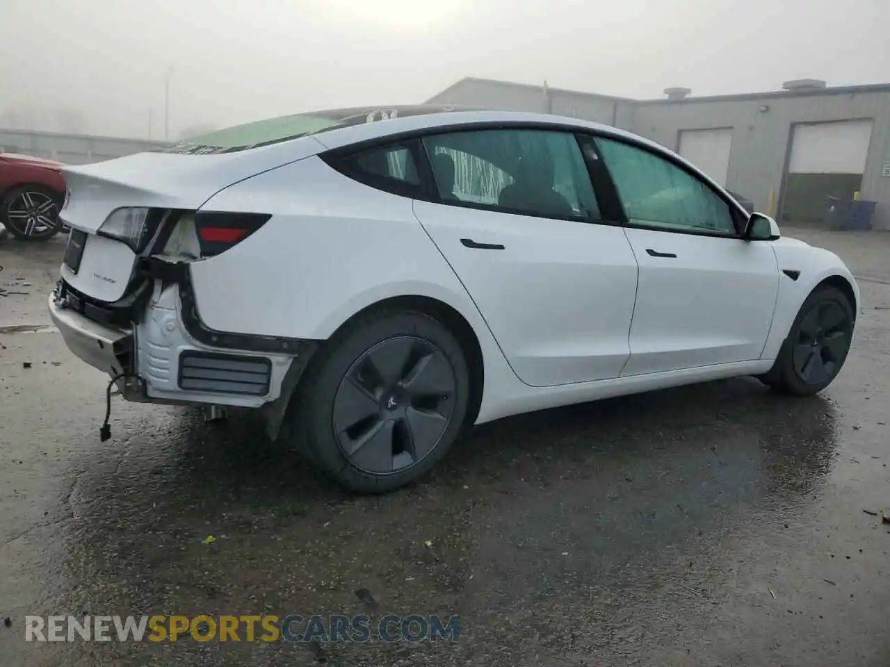 3 Photograph of a damaged car 5YJ3E1EB8MF046827 TESLA MODEL 3 2021