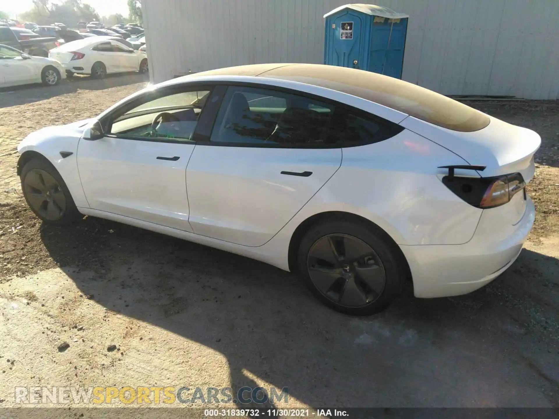 3 Photograph of a damaged car 5YJ3E1EB8MF071632 TESLA MODEL 3 2021
