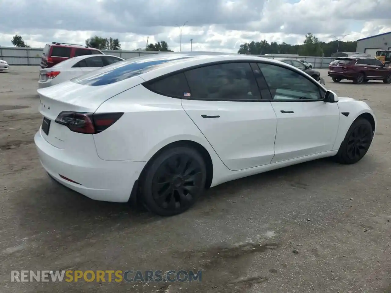 3 Photograph of a damaged car 5YJ3E1EB8MF856040 TESLA MODEL 3 2021