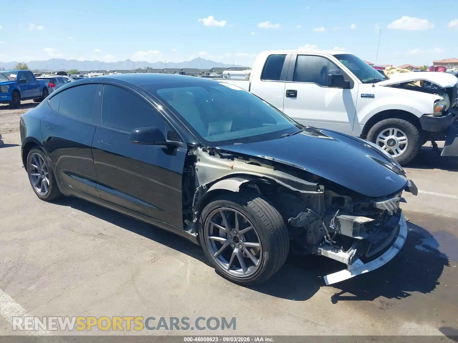1 Photograph of a damaged car 5YJ3E1EB8MF868642 TESLA MODEL 3 2021