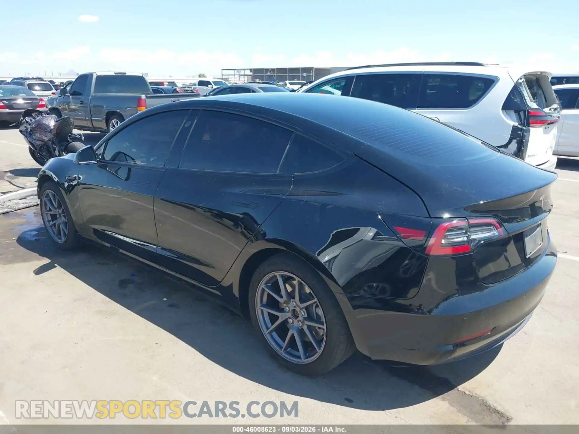 3 Photograph of a damaged car 5YJ3E1EB8MF868642 TESLA MODEL 3 2021