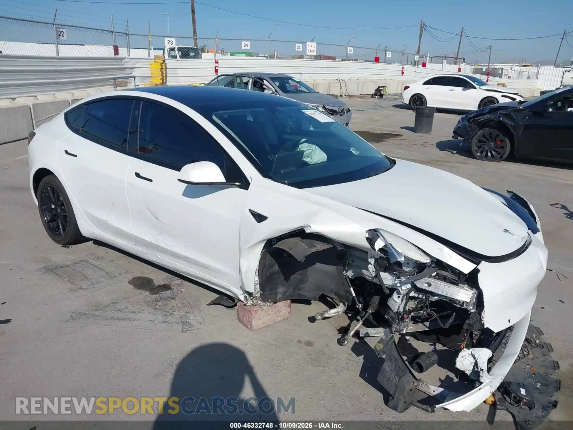1 fotografías del automóvil dañado 5YJ3E1EB8MF872707 TESLA MODEL 3 2021