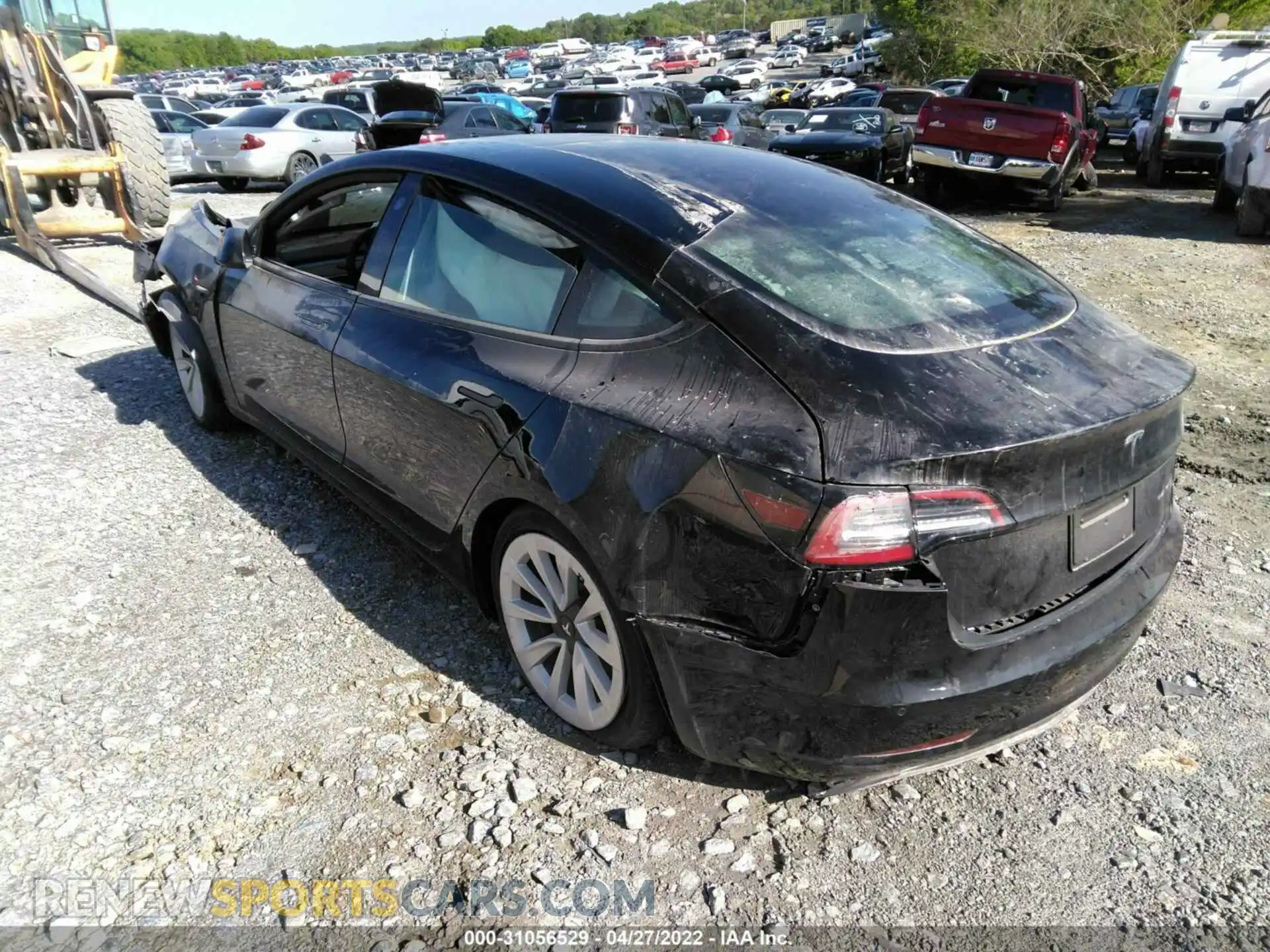 3 Photograph of a damaged car 5YJ3E1EB8MF924188 TESLA MODEL 3 2021