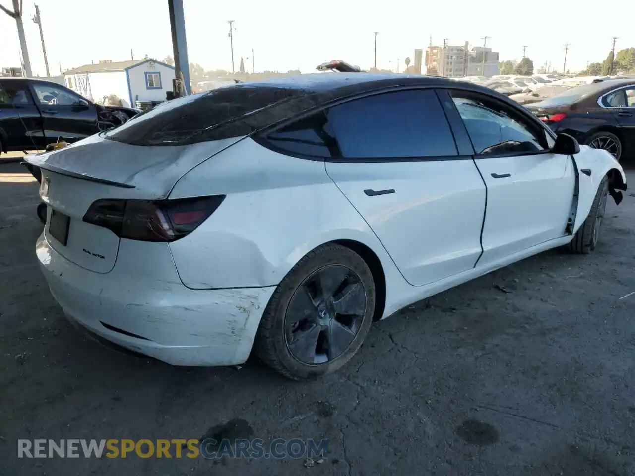3 Photograph of a damaged car 5YJ3E1EB8MF937782 TESLA MODEL 3 2021