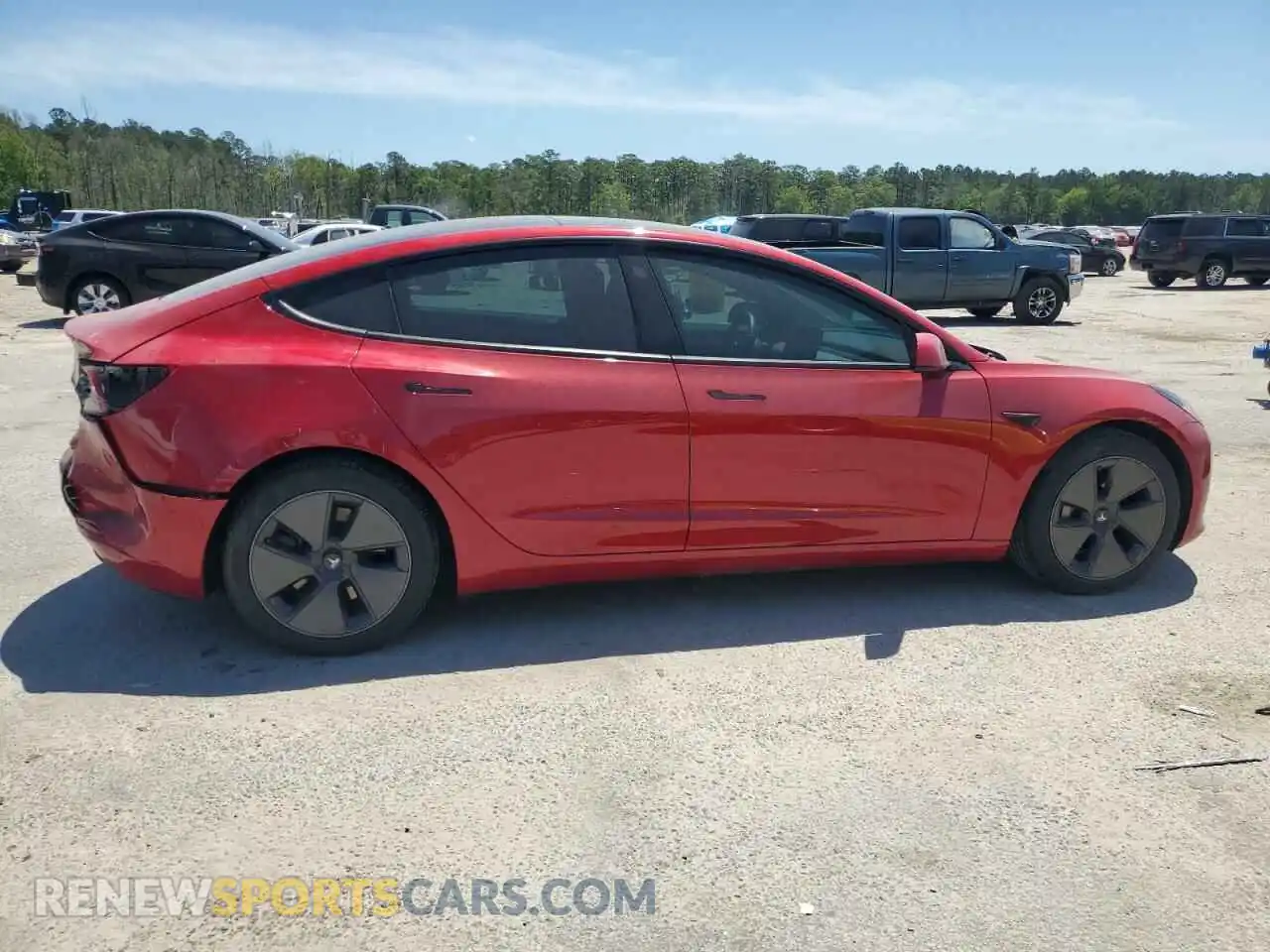 3 Photograph of a damaged car 5YJ3E1EB8MF979773 TESLA MODEL 3 2021