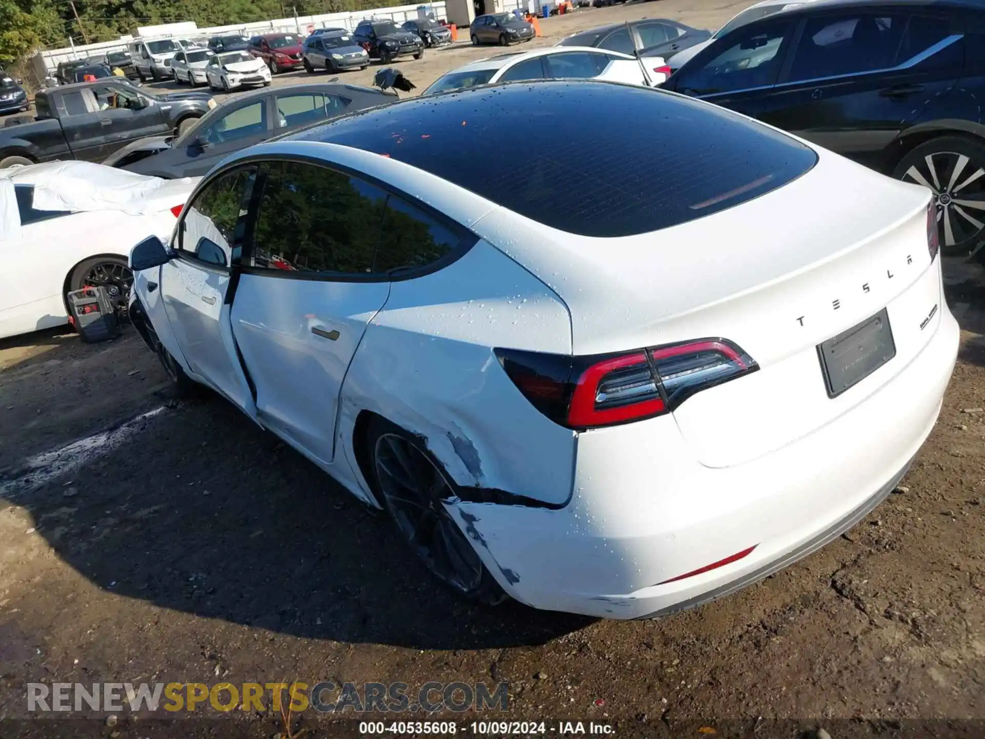 3 Photograph of a damaged car 5YJ3E1EB8MF999506 TESLA MODEL 3 2021