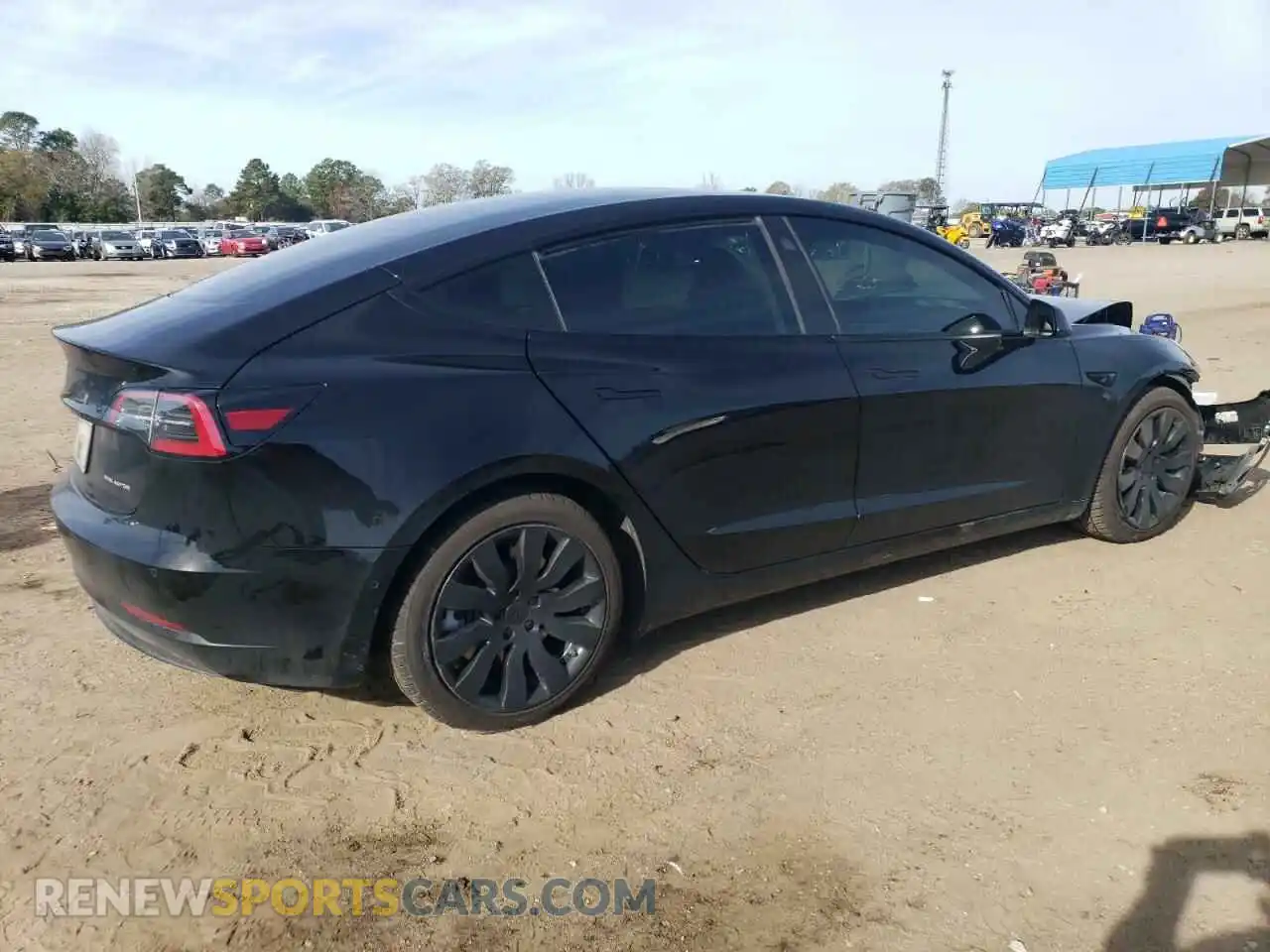 3 Photograph of a damaged car 5YJ3E1EB9MF027638 TESLA MODEL 3 2021