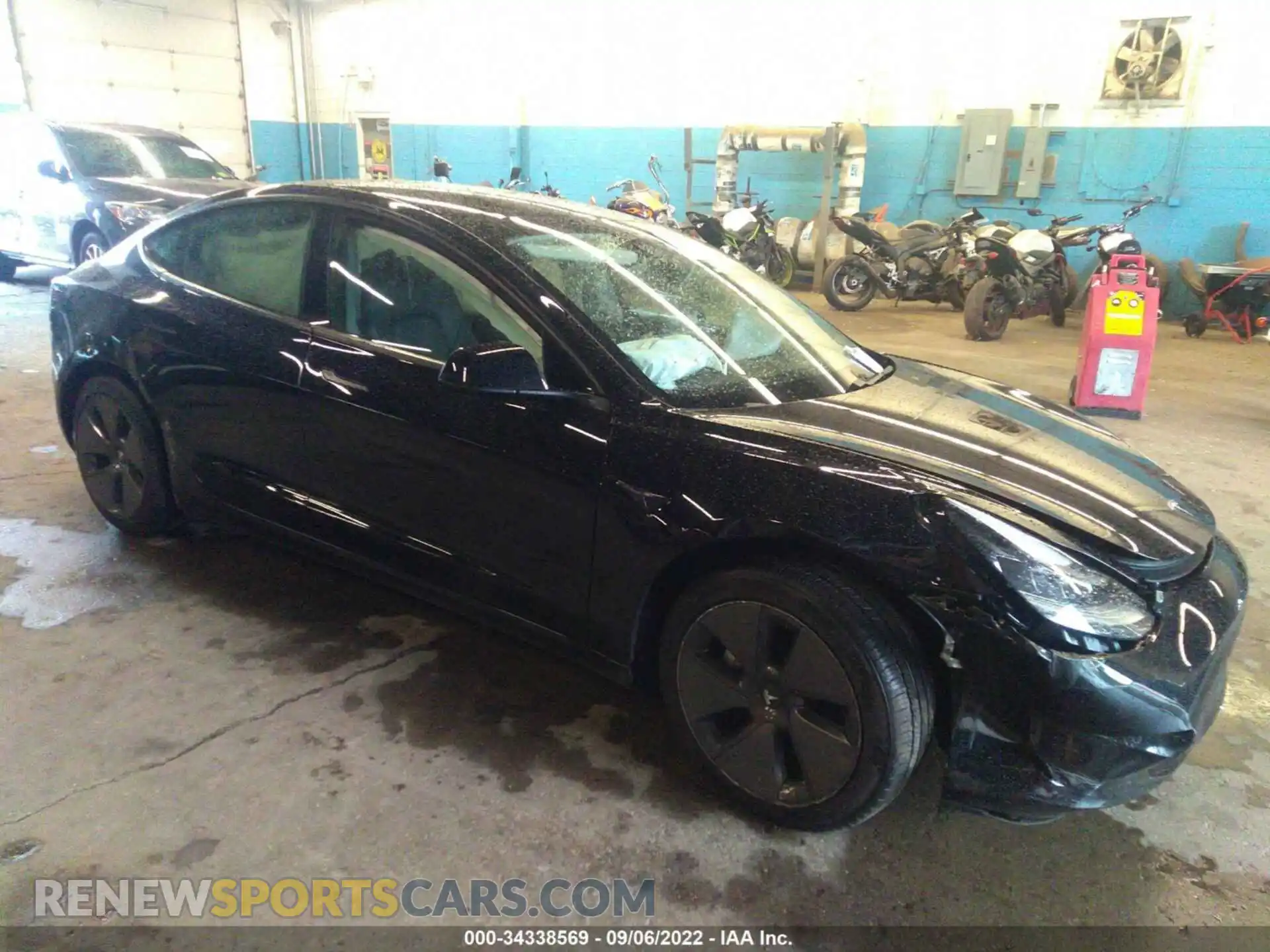 1 Photograph of a damaged car 5YJ3E1EB9MF044276 TESLA MODEL 3 2021