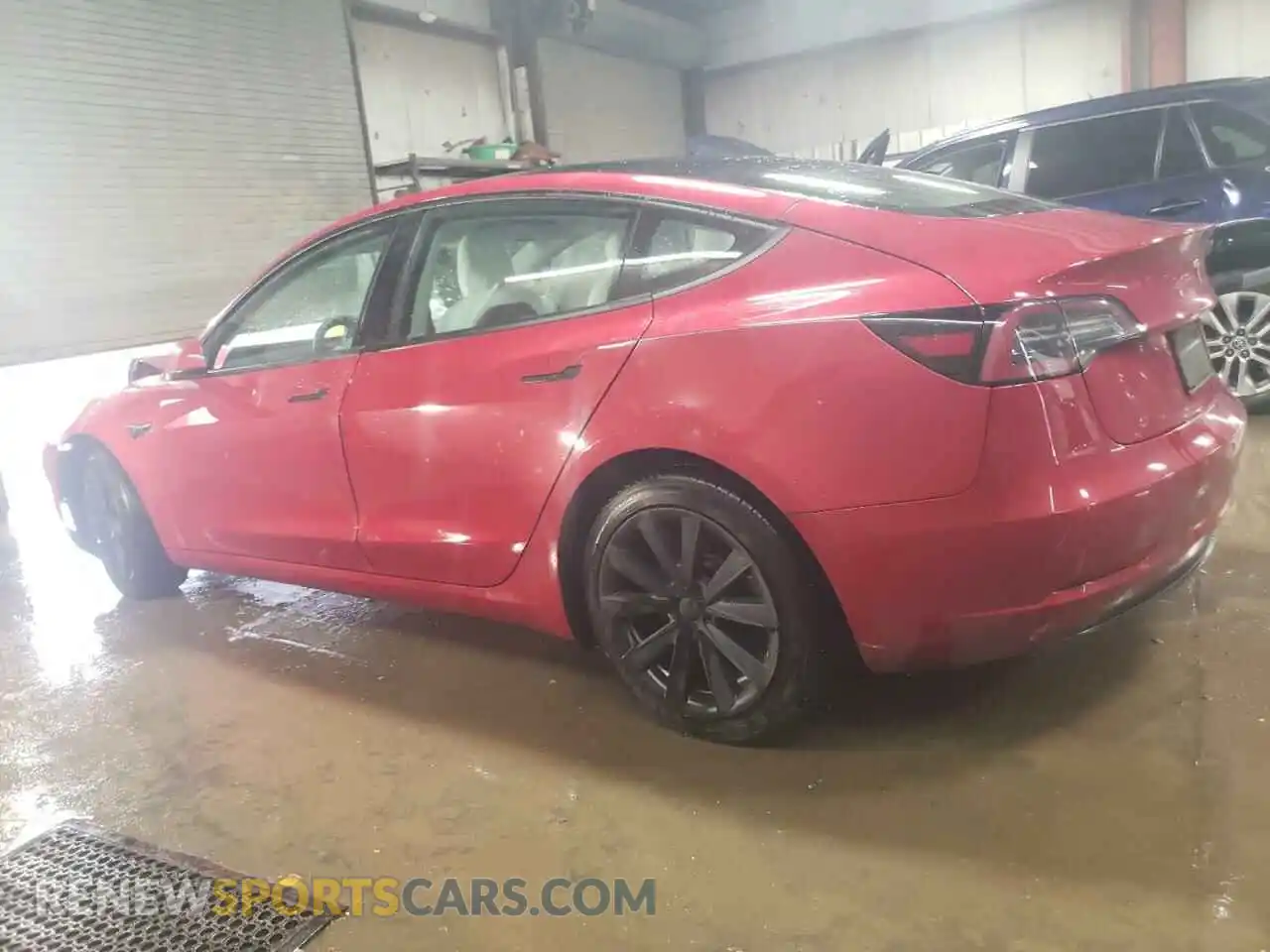 2 Photograph of a damaged car 5YJ3E1EB9MF046321 TESLA MODEL 3 2021