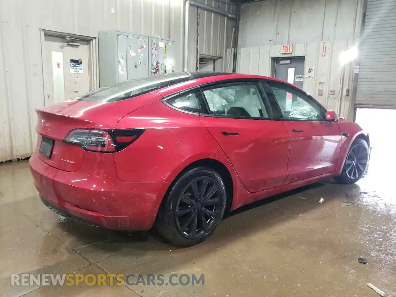 3 Photograph of a damaged car 5YJ3E1EB9MF046321 TESLA MODEL 3 2021