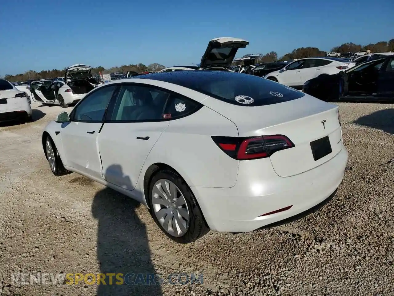 2 Фотография поврежденного автомобиля 5YJ3E1EB9MF094885 TESLA MODEL 3 2021