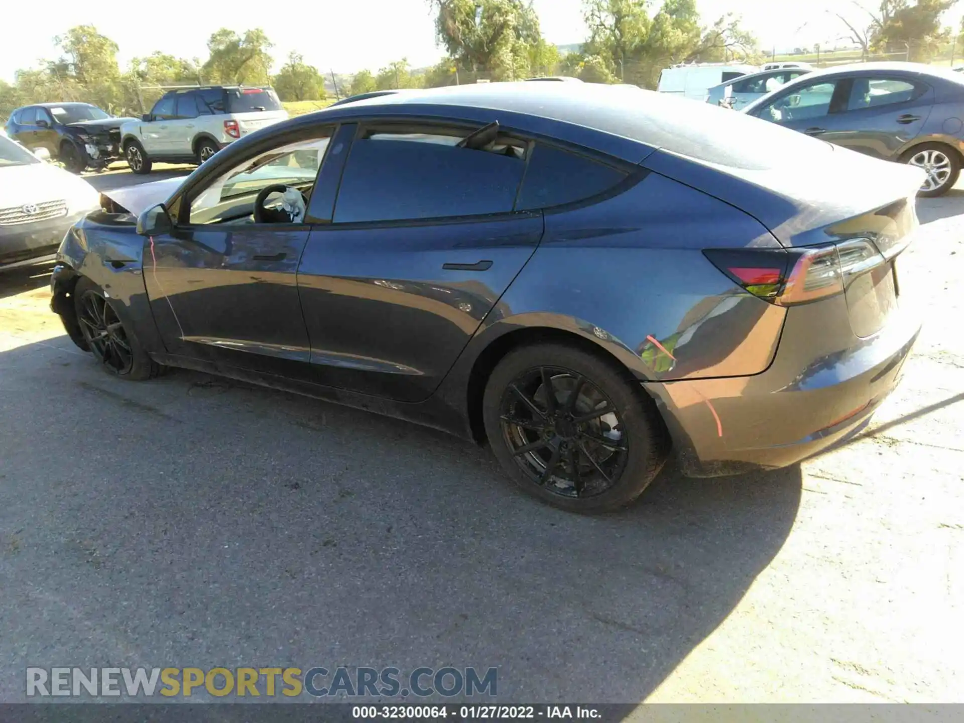3 Photograph of a damaged car 5YJ3E1EB9MF878354 TESLA MODEL 3 2021