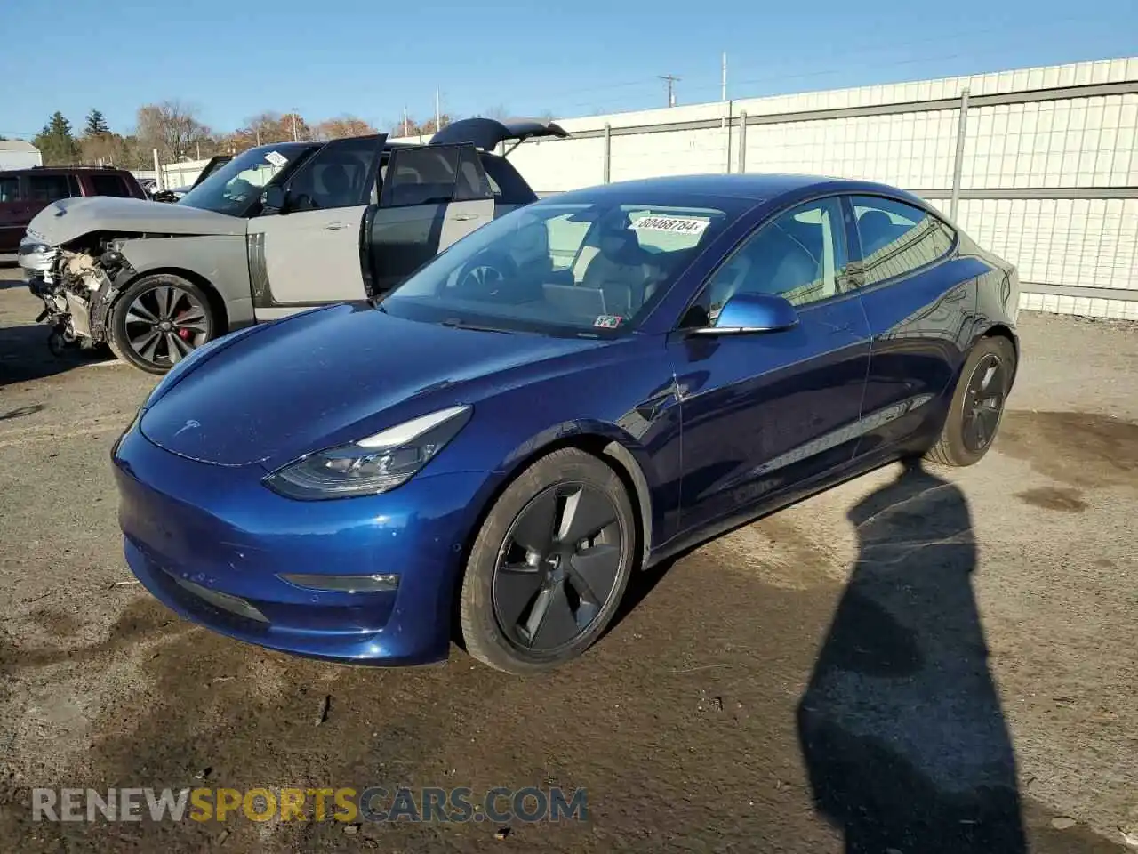 1 Photograph of a damaged car 5YJ3E1EB9MF923759 TESLA MODEL 3 2021