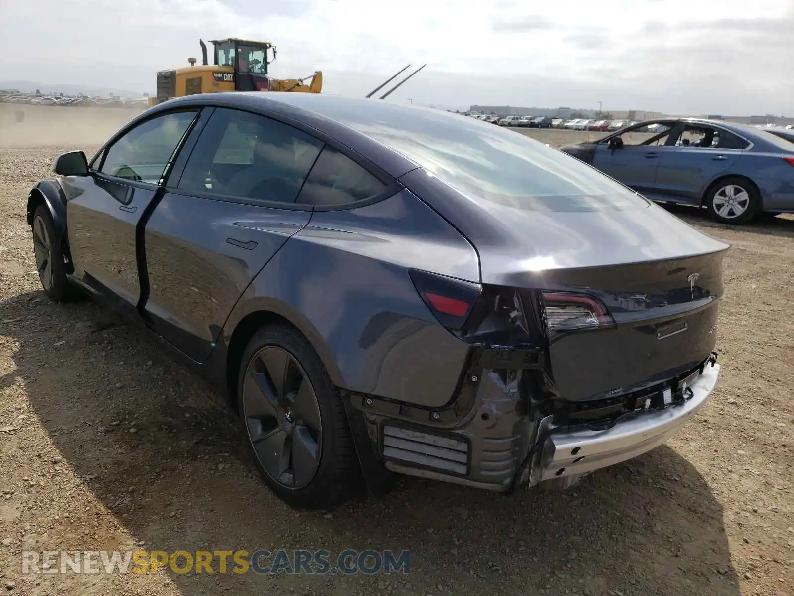 3 Photograph of a damaged car 5YJ3E1EB9MF930663 TESLA MODEL 3 2021