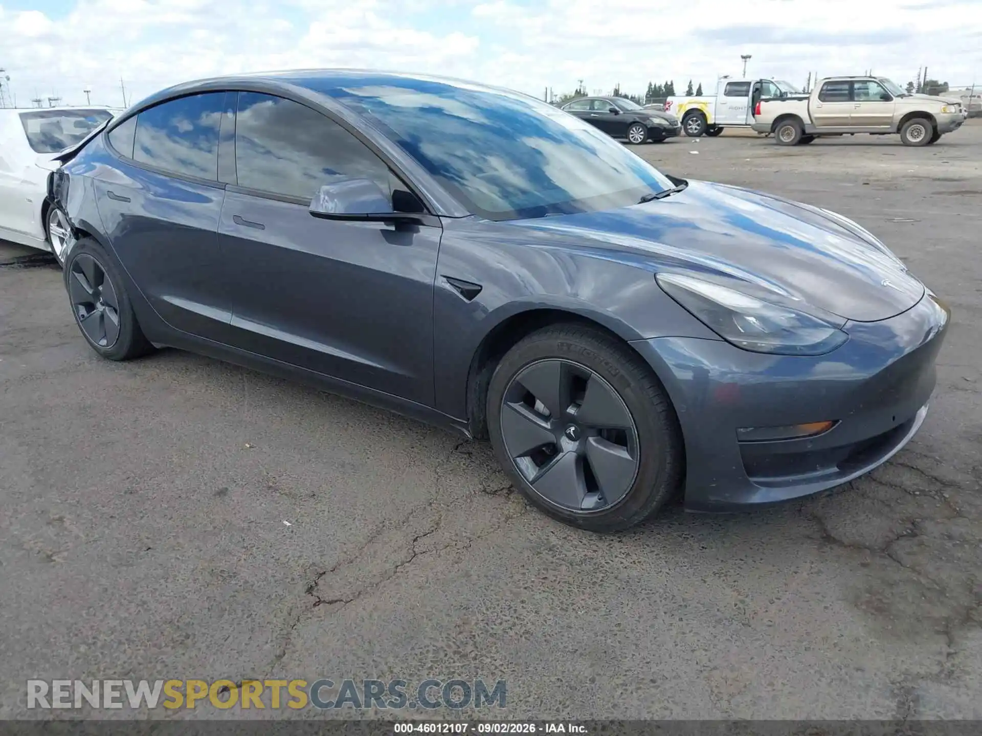 1 Photograph of a damaged car 5YJ3E1EB9MF978857 TESLA MODEL 3 2021