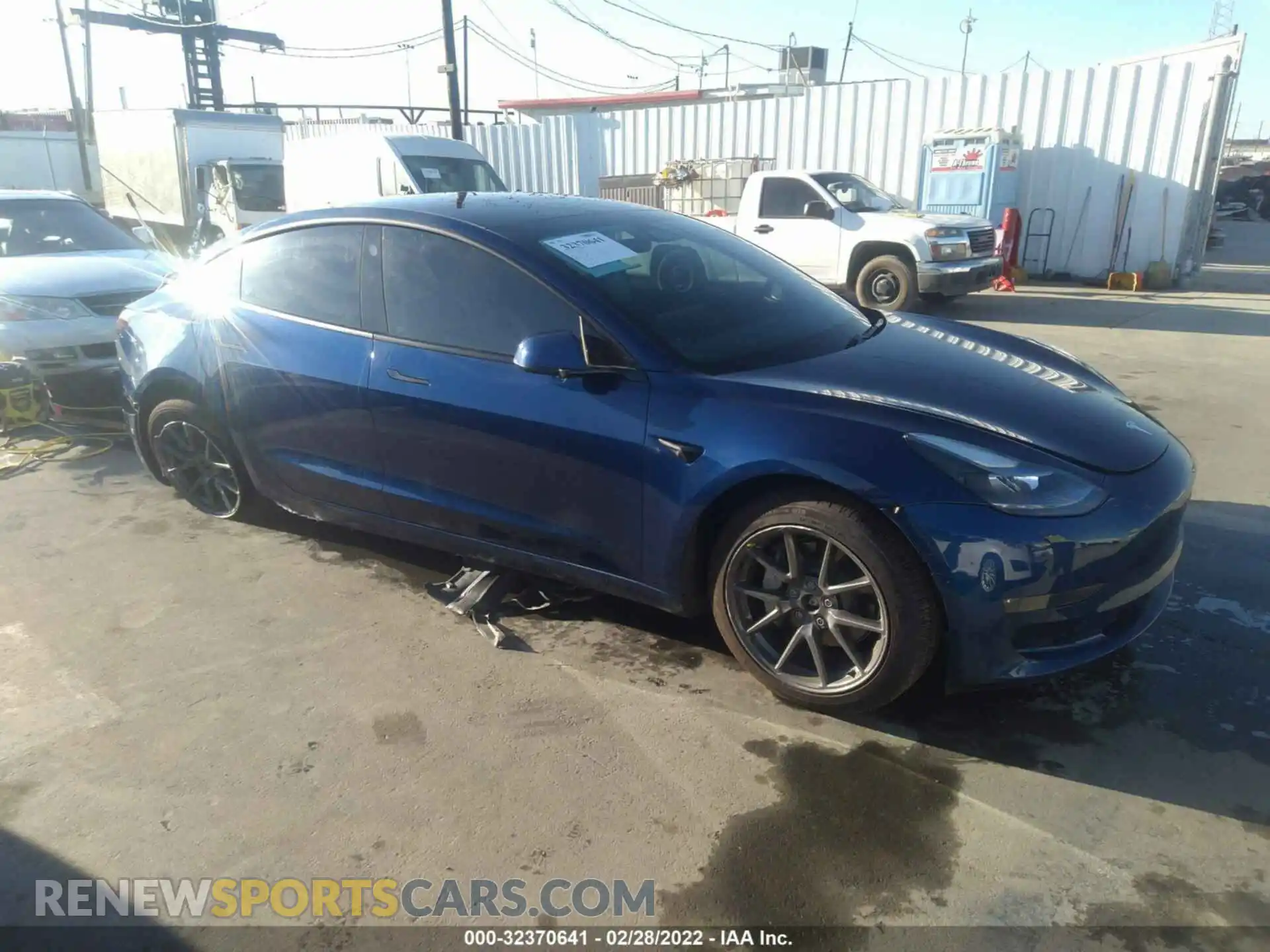 1 fotografías del automóvil dañado 5YJ3E1EBXMF003588 TESLA MODEL 3 2021